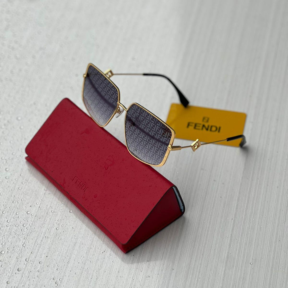 Fendi FE40026U Geometric Cat-Eye Sunglasses - Sassygrove