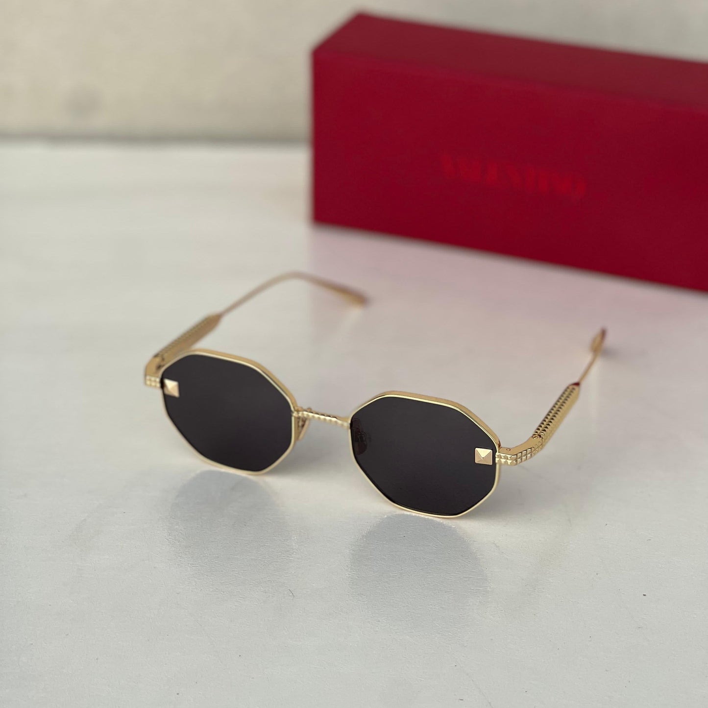 Valentino Geometric Metal Sunglasses – VA4085 Style - Sassygrove