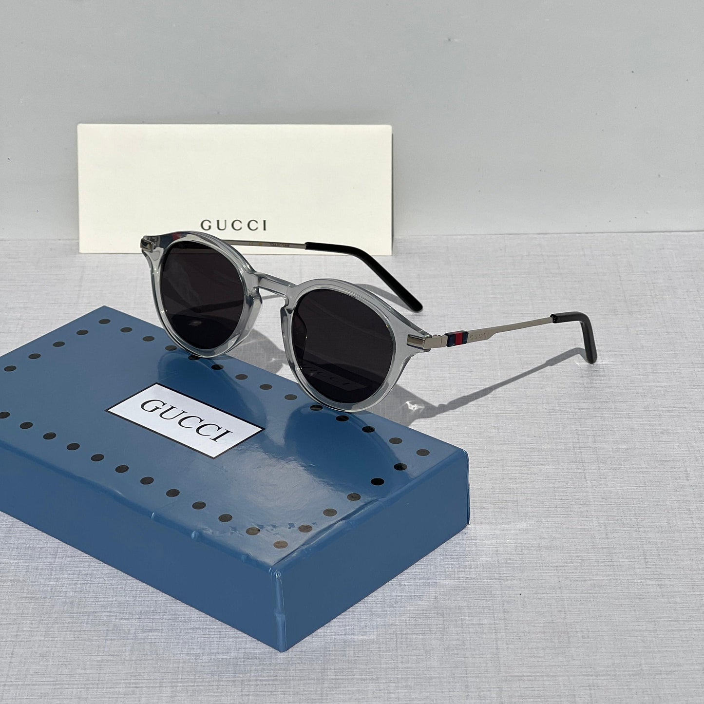 Gucci GG0061S Round Havana Sunglasses - Sassygrove