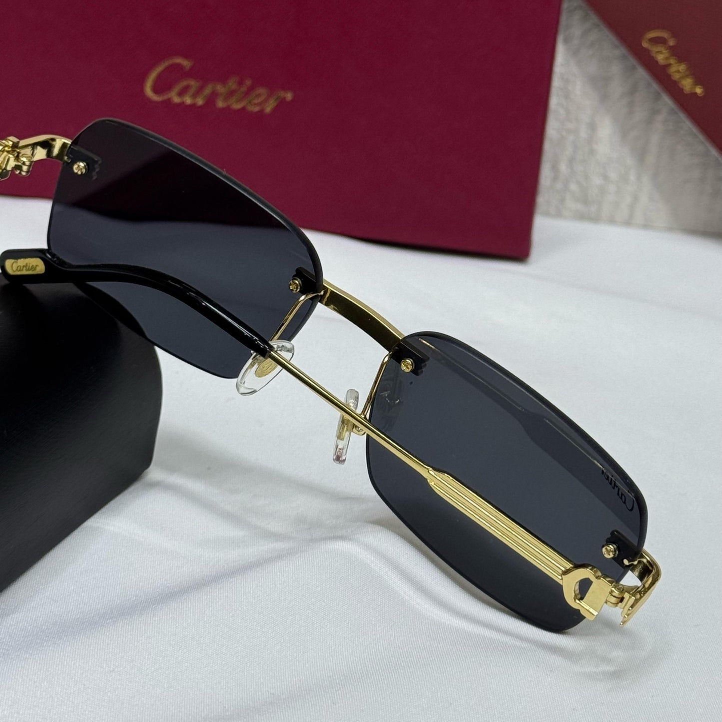 Cartier Giverny Rimless Sunglasses - Sassygrove