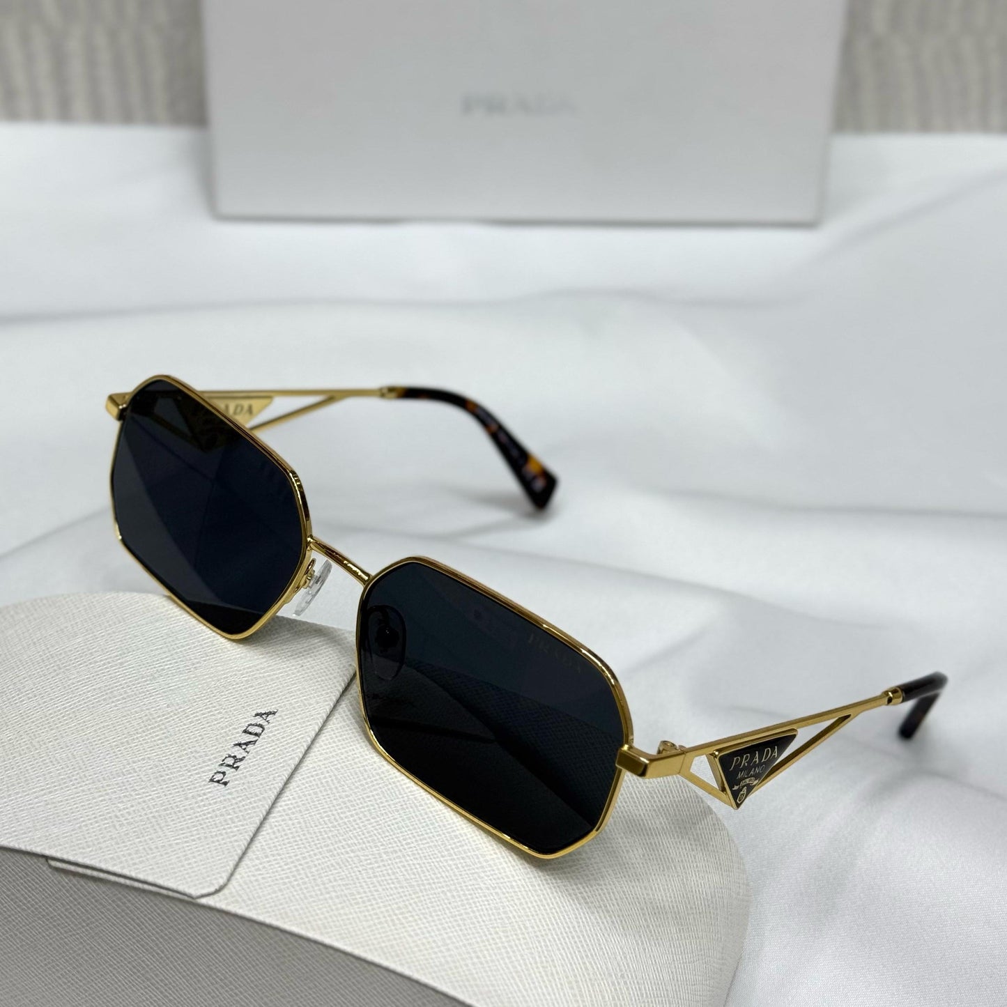 Prada Geometric Wireframe Sunglasses – PR 65ZS Style - Sassygrove