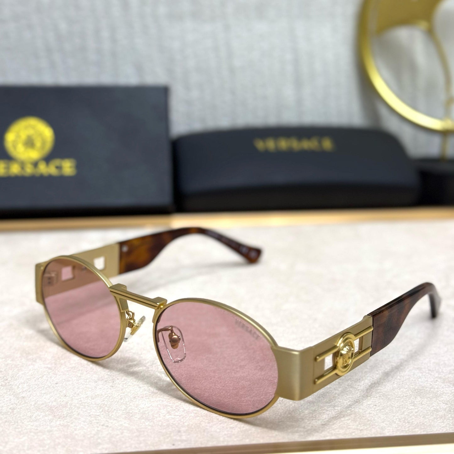 Versace Round Medusa Sunglasses – VE2198 Style - Sassygrove