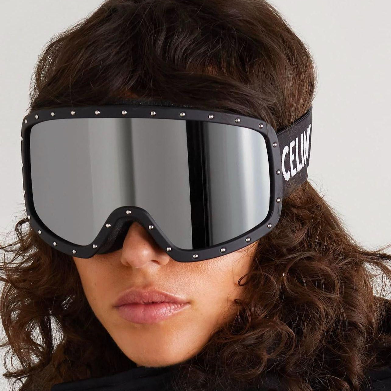 Celine Crystal-Studded Ski Sunglasses - Sassygrove