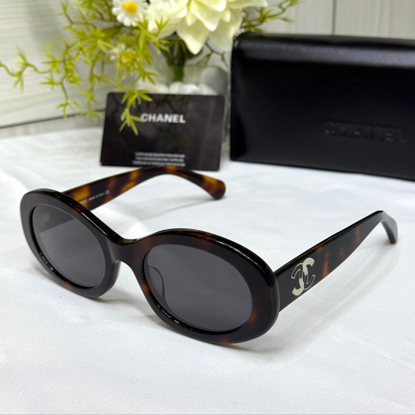 Chanel Oval Classic Sunglasses - Sassygrove