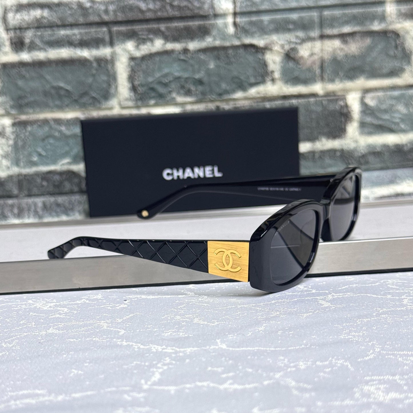 Chanel Quilted Tortoiseshell Sunglasses - Sassygrove