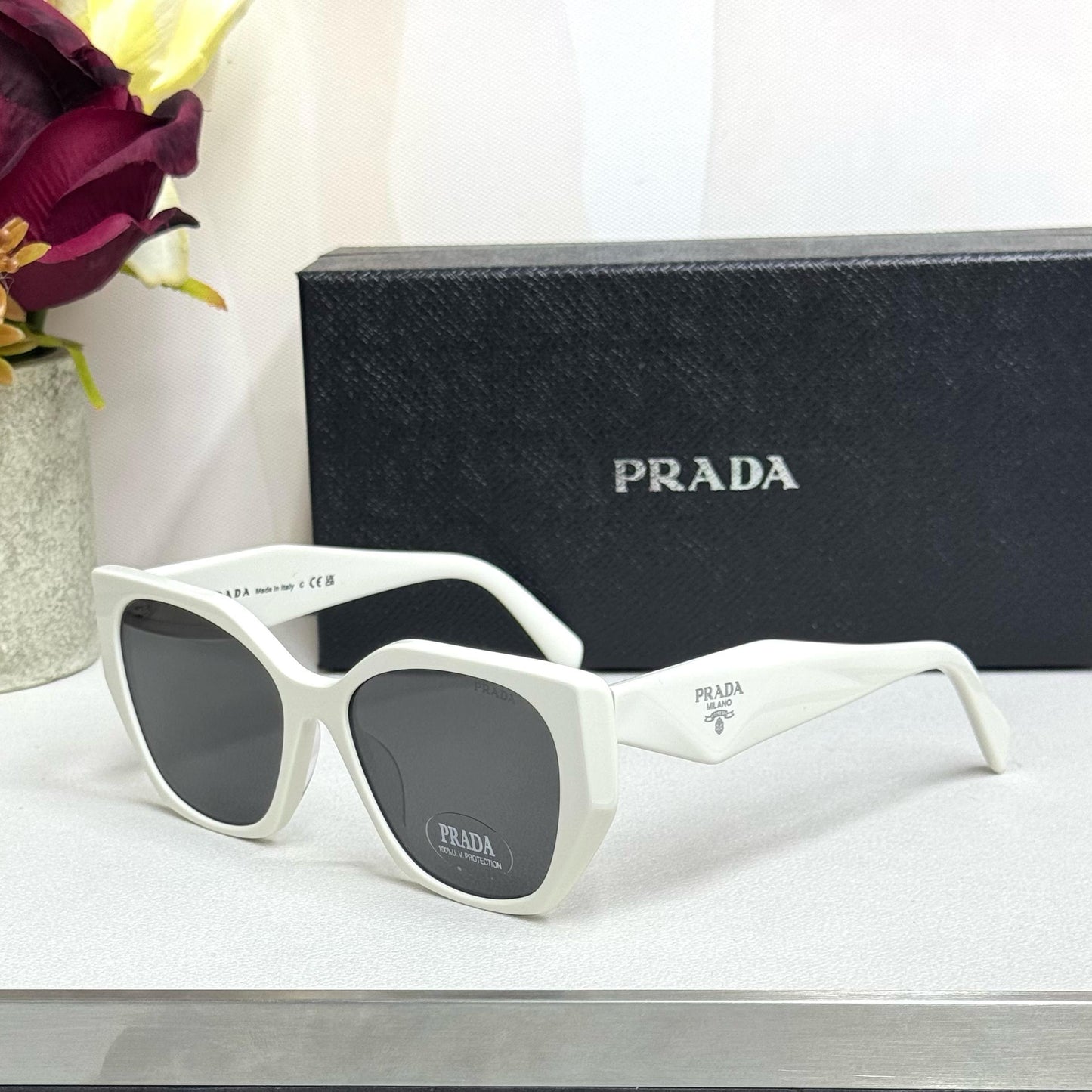 Prada Classic Square Sunglasses – PR 16WS Style - Sassygrove