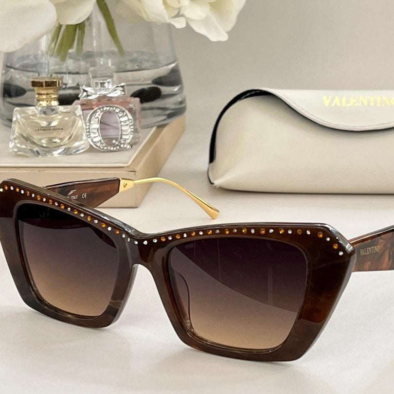 Valentino Studded Cat-Eye Sunglasses – VA4069 Style - Sassygrove