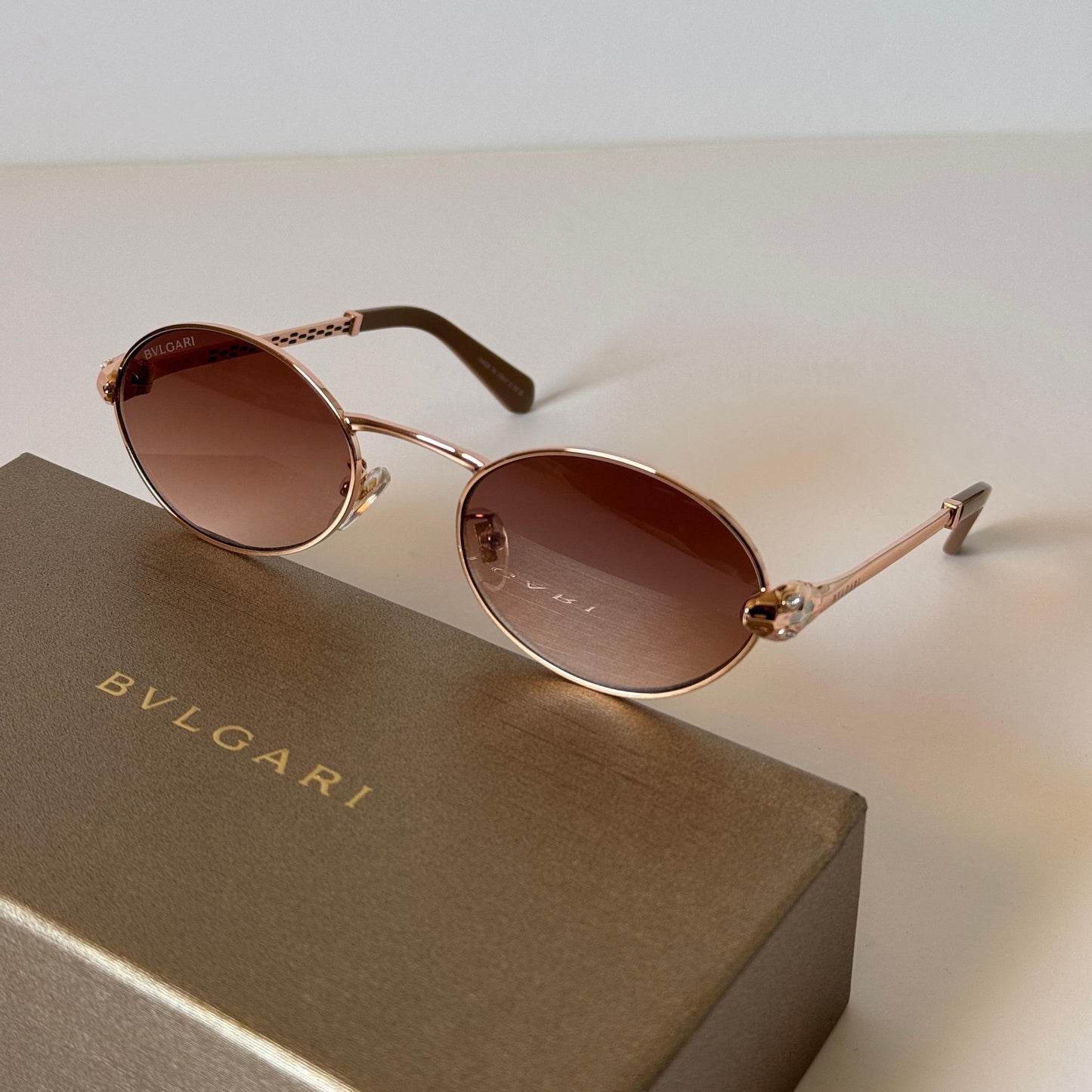 Bvlgari Serpenti Oval Sunglasses BV8234B - Sassygrove