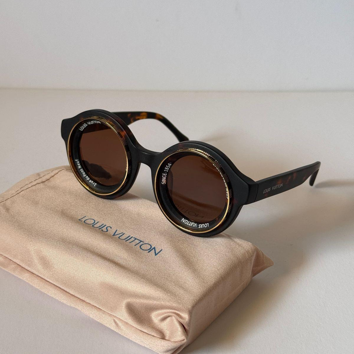 Louis Vuitton 1.1 Millionaires Round Camouflage Sunglasses - Sassygrove