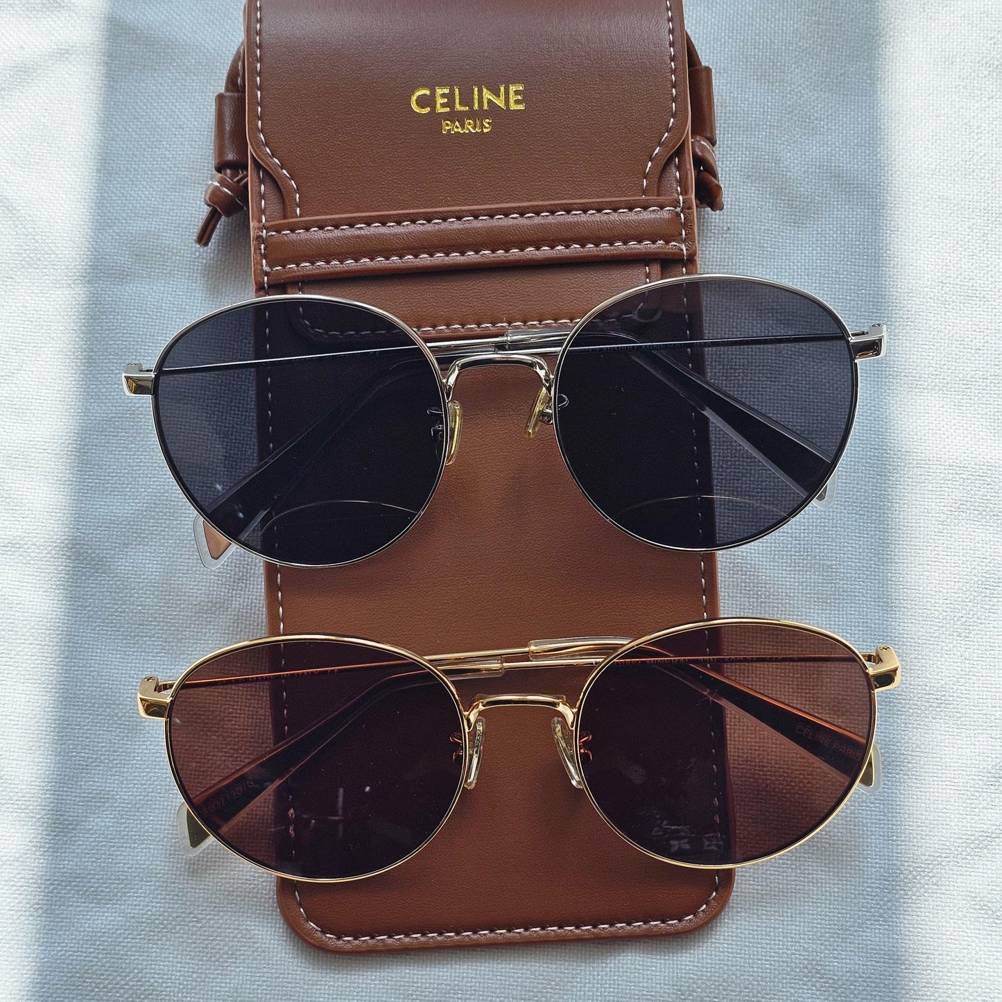 Celine Round Wire Frame Sunglasses - Sassygrove