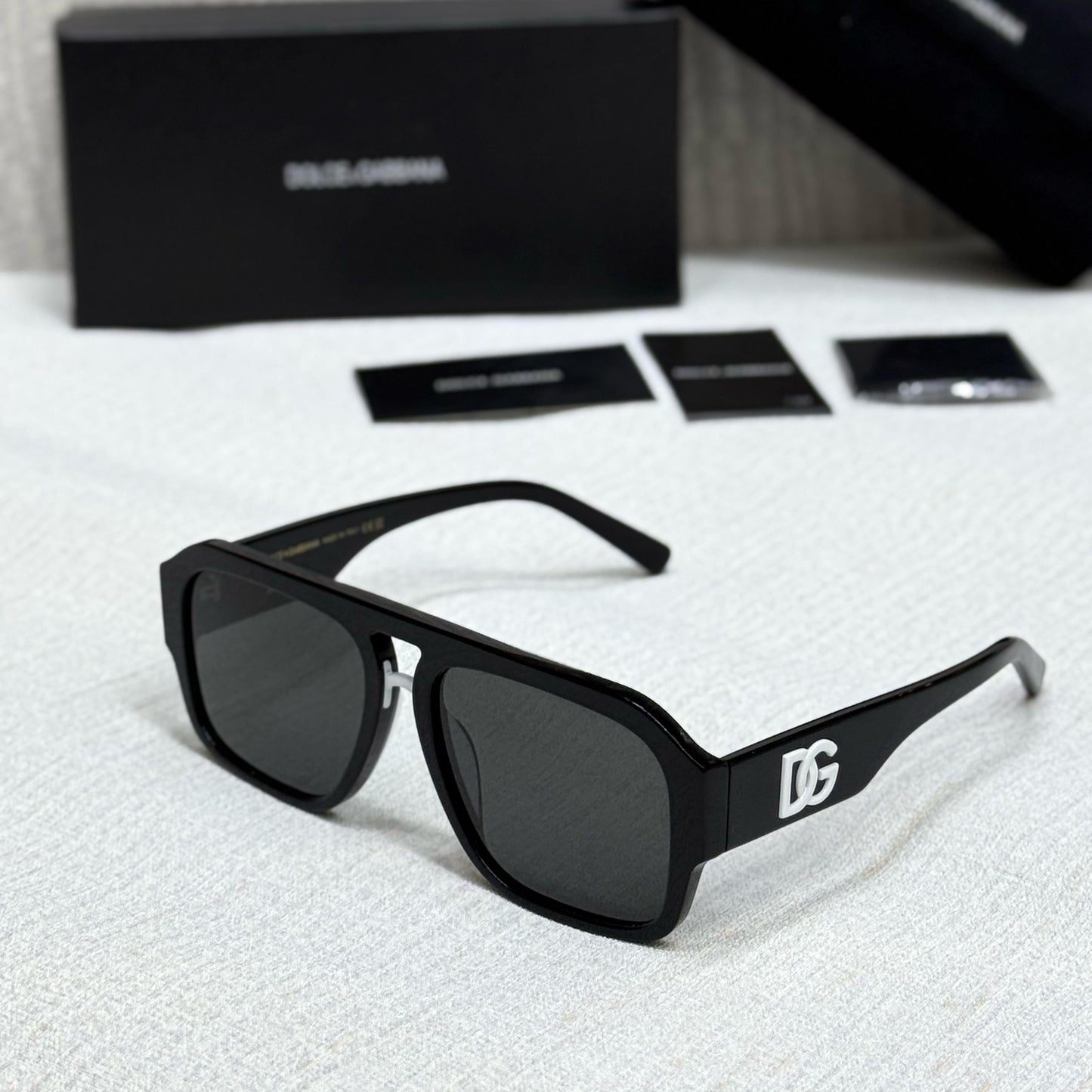 D&G DG4378 Square Logo Sunglasses - Sassygrove