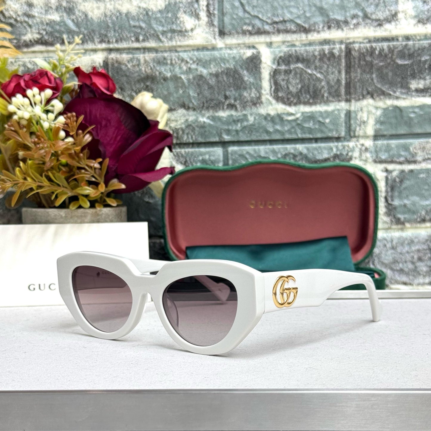 Gucci GG0061S Cat Eye Sunglasses - Sassygrove