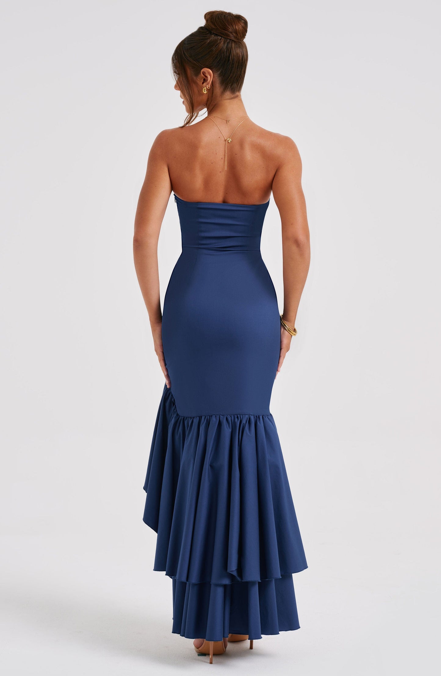 Midnight Serenade Maxi Dress - Navy - Sassygrove