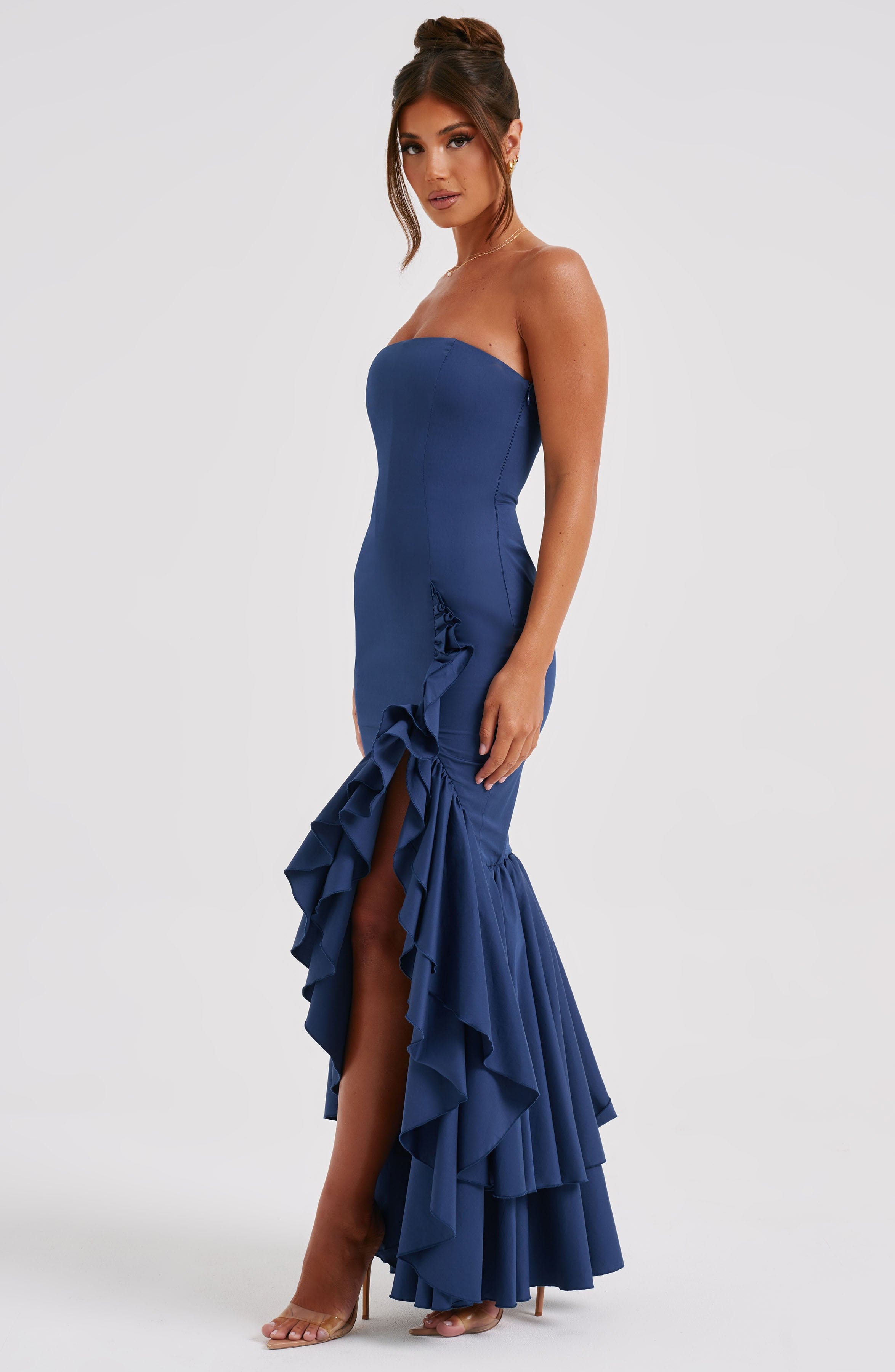 Midnight Serenade Maxi Dress - Navy - Sassygrove