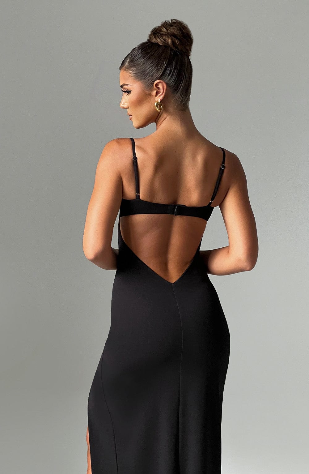 Athena Maxi Dress - Black - Sassygrove