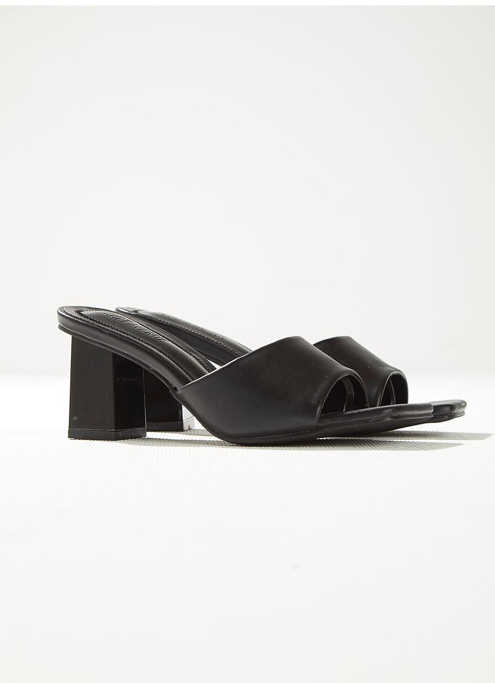 Daisy Mule Heel - Black - Sassygrove