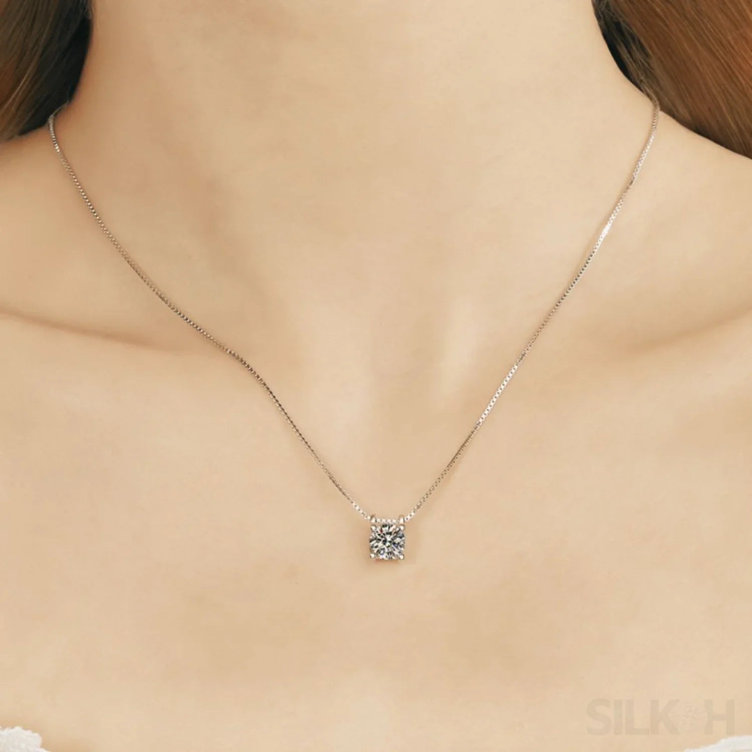 Bull Head Statement Moissanite Necklace Ann - Sassygrove