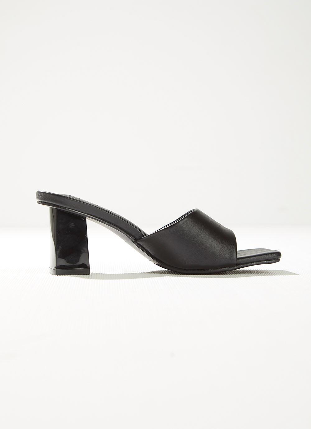 Daisy Mule Heel - Black - Sassygrove