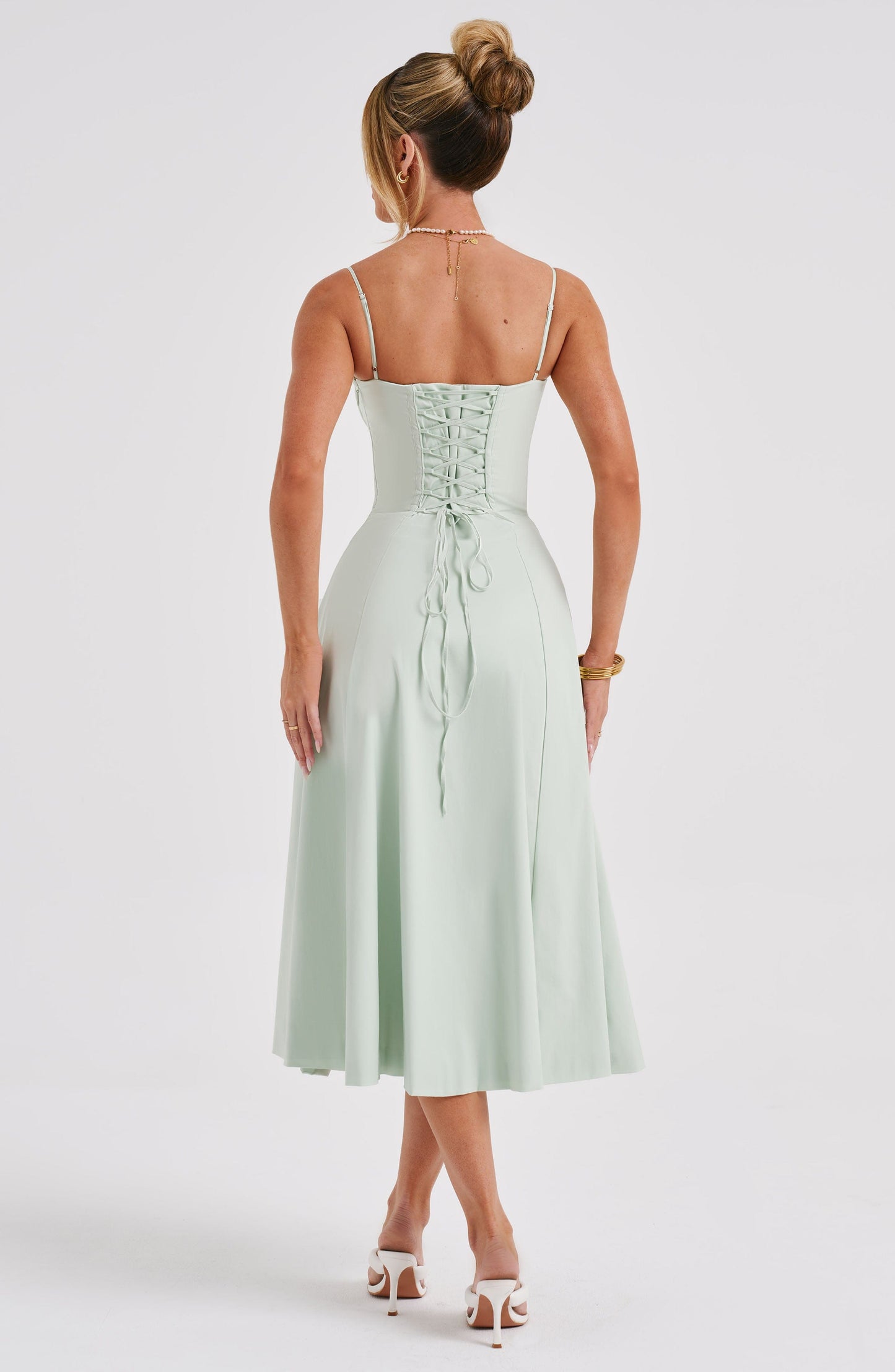 Delilah Midi Dress - Sage - Sassygrove