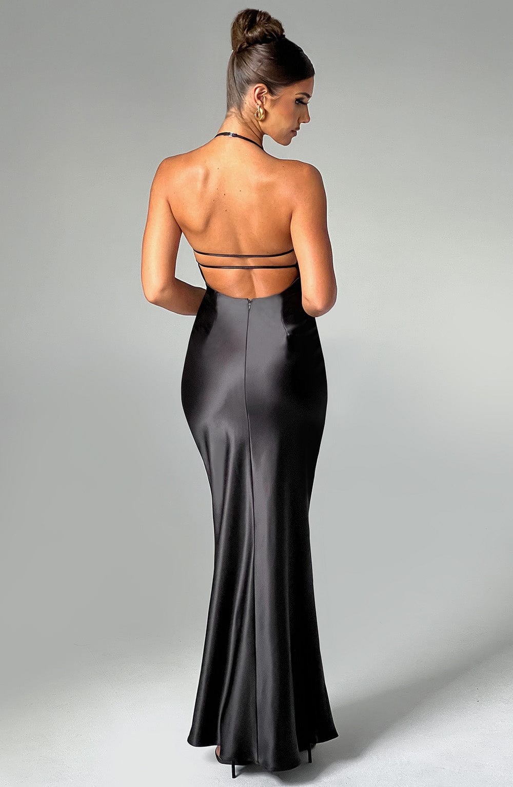 Dahlia Maxi Dress - Black - Sassygrove