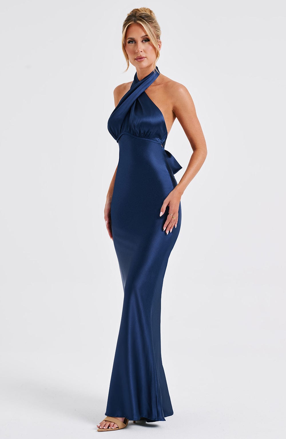 Diana Maxi Dress - Navy - Sassygrove