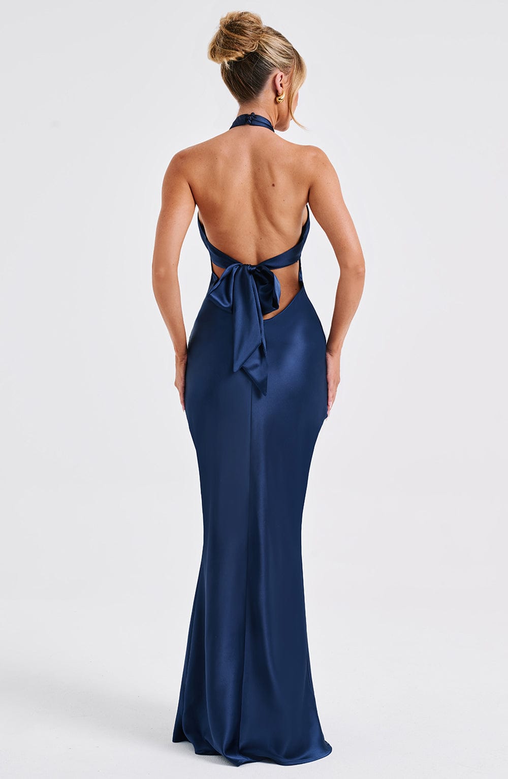 Diana Maxi Dress - Navy - Sassygrove