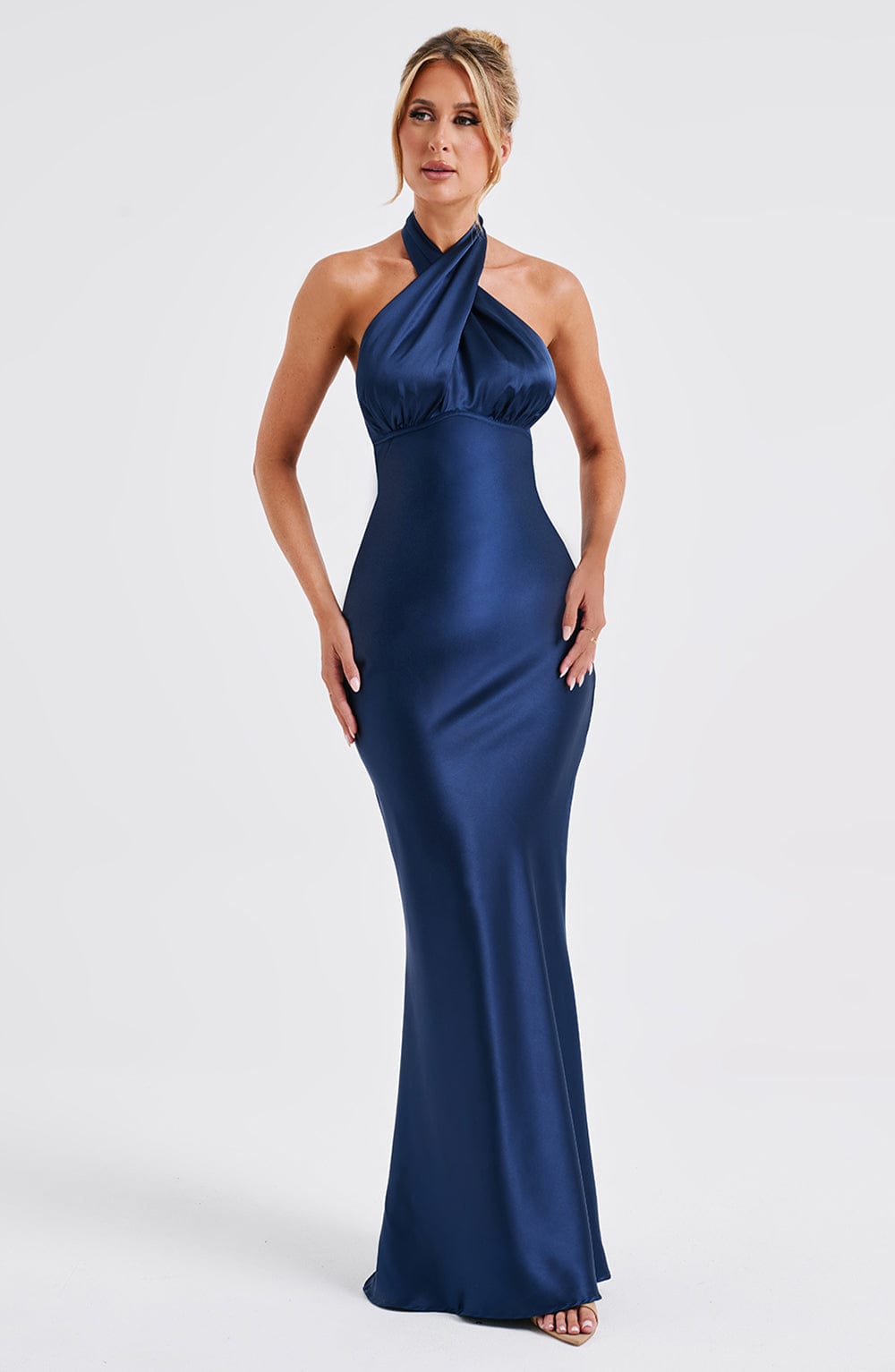 Diana Maxi Dress - Navy - Sassygrove