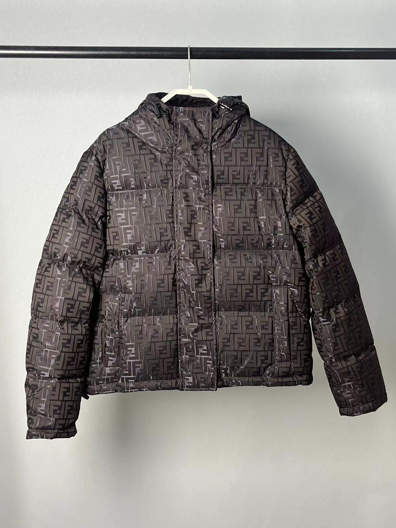 Monogram Puffer Jacket - Sassygrove