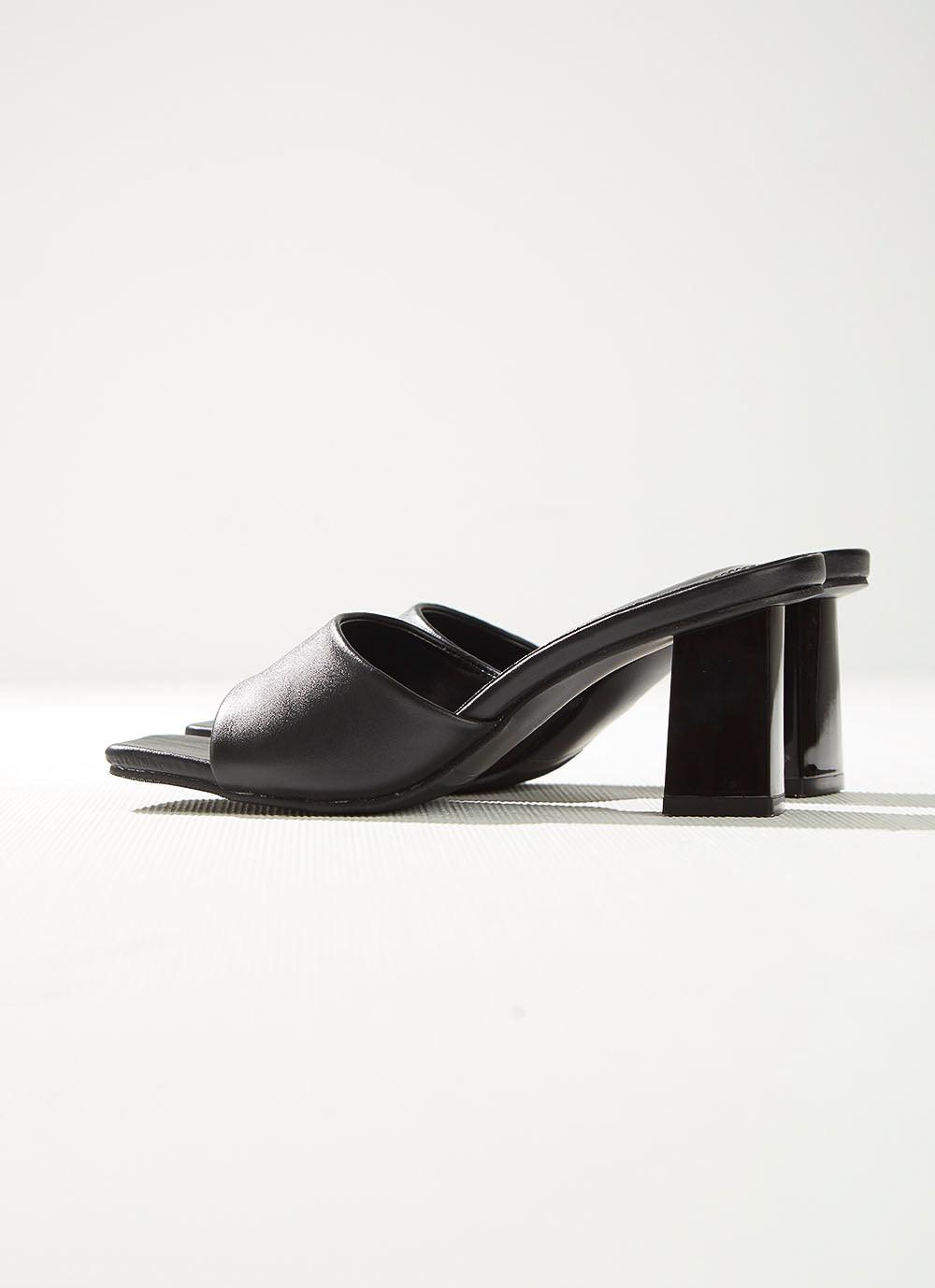 Daisy Mule Heel - Black - Sassygrove