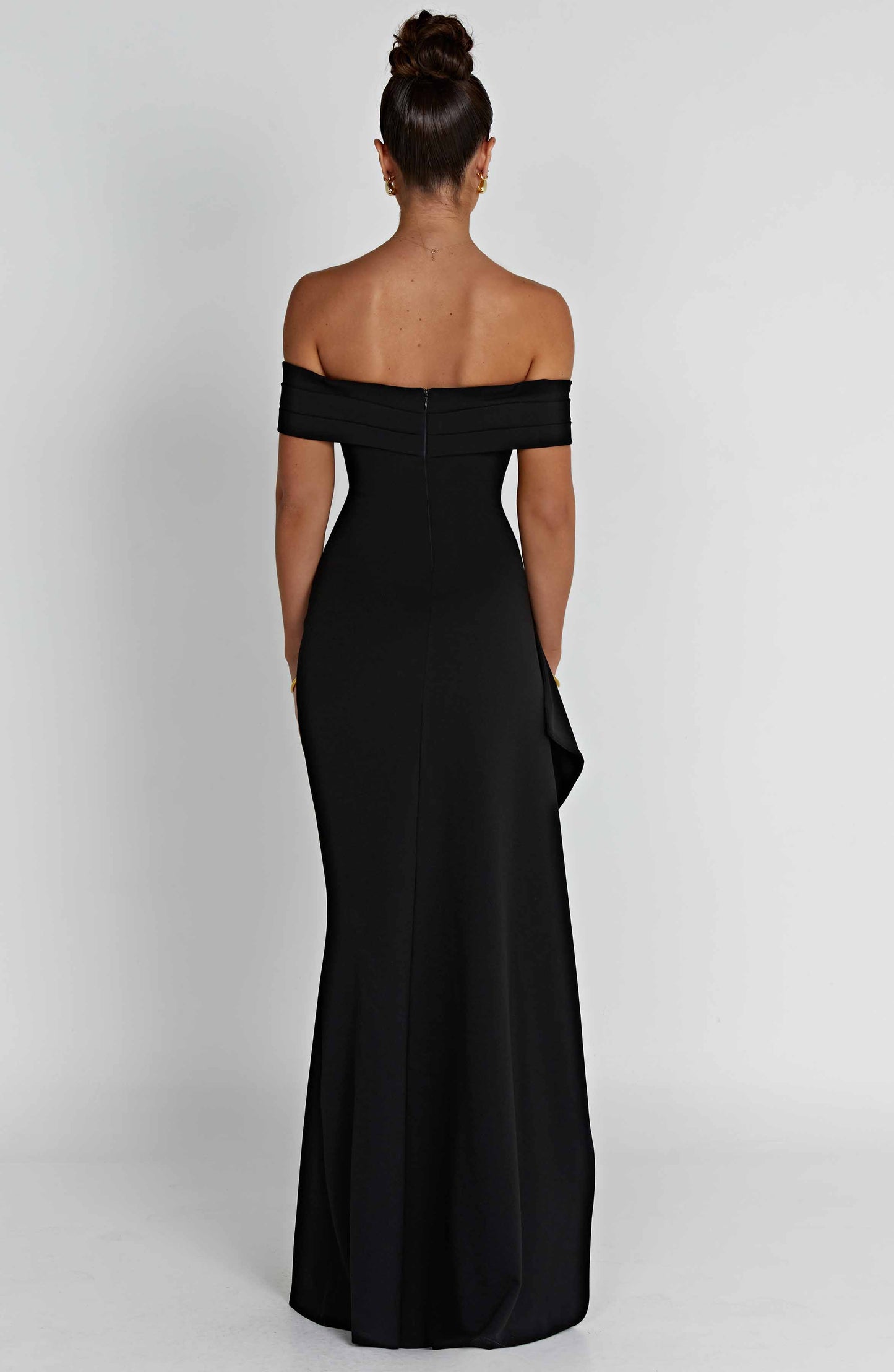 Josephine Maxi Dress - Black - Sassygrove