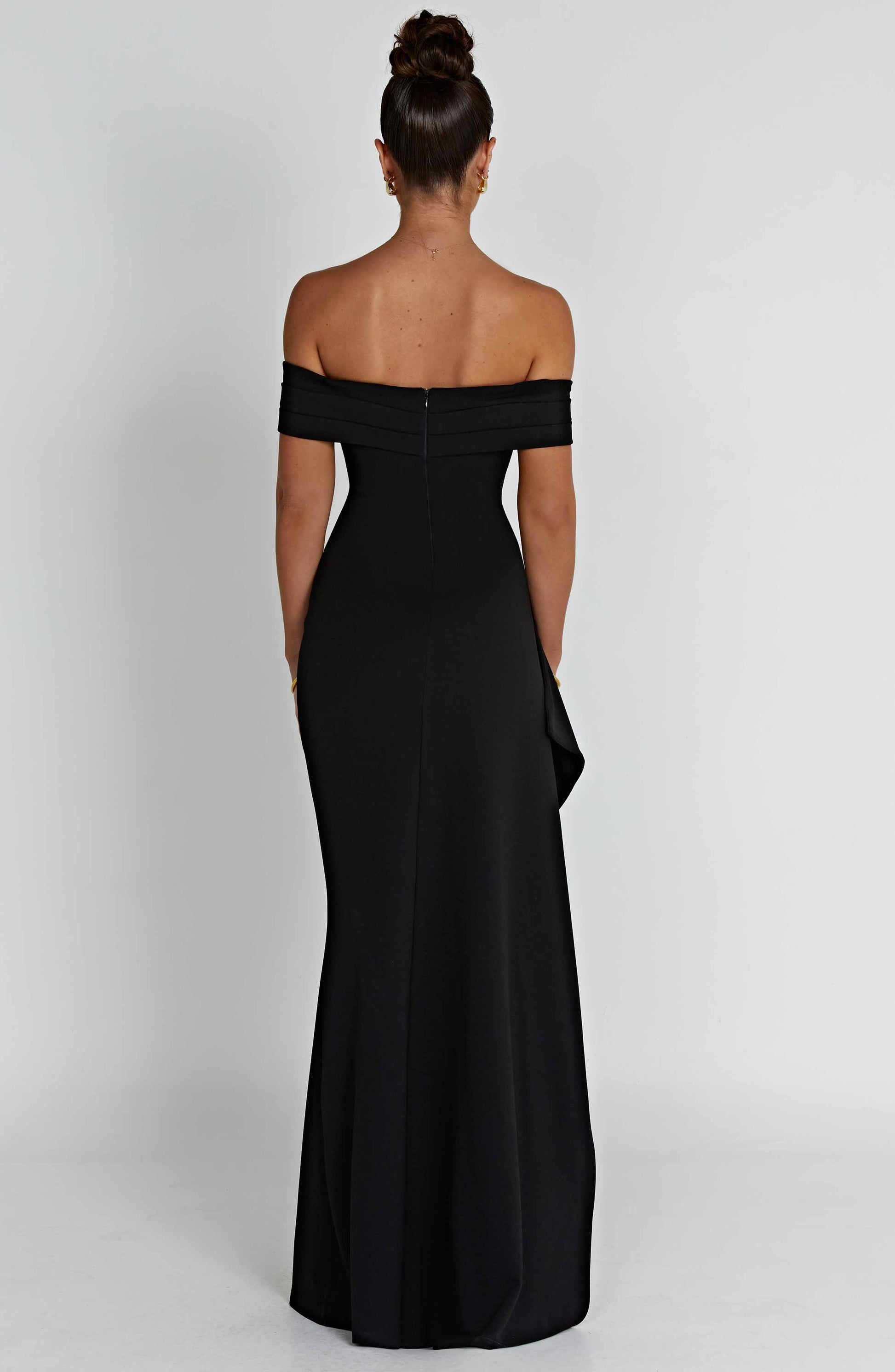 Josephine Maxi Dress - Black - Sassygrove