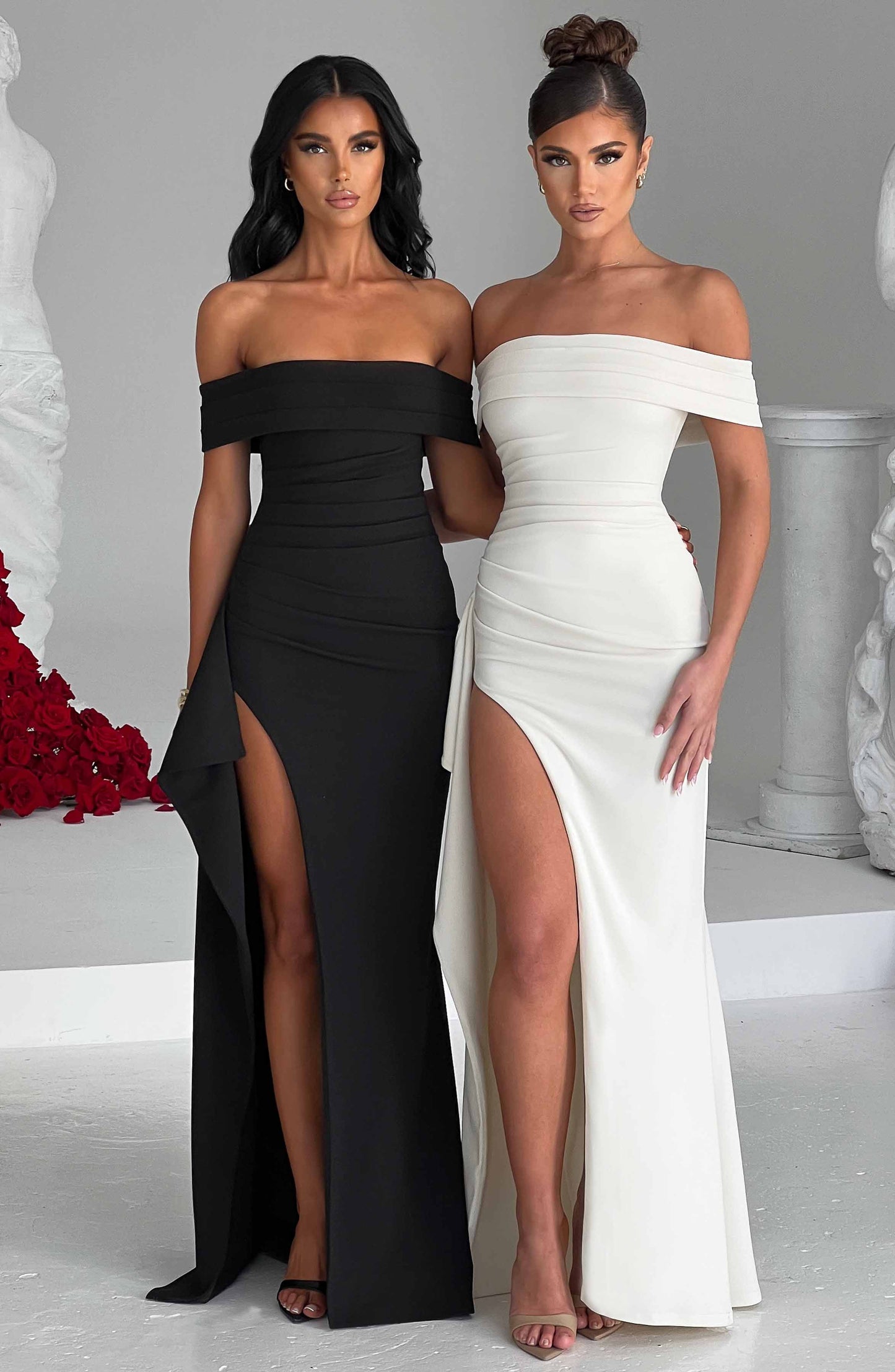Josephine Maxi Dress - Black - Sassygrove