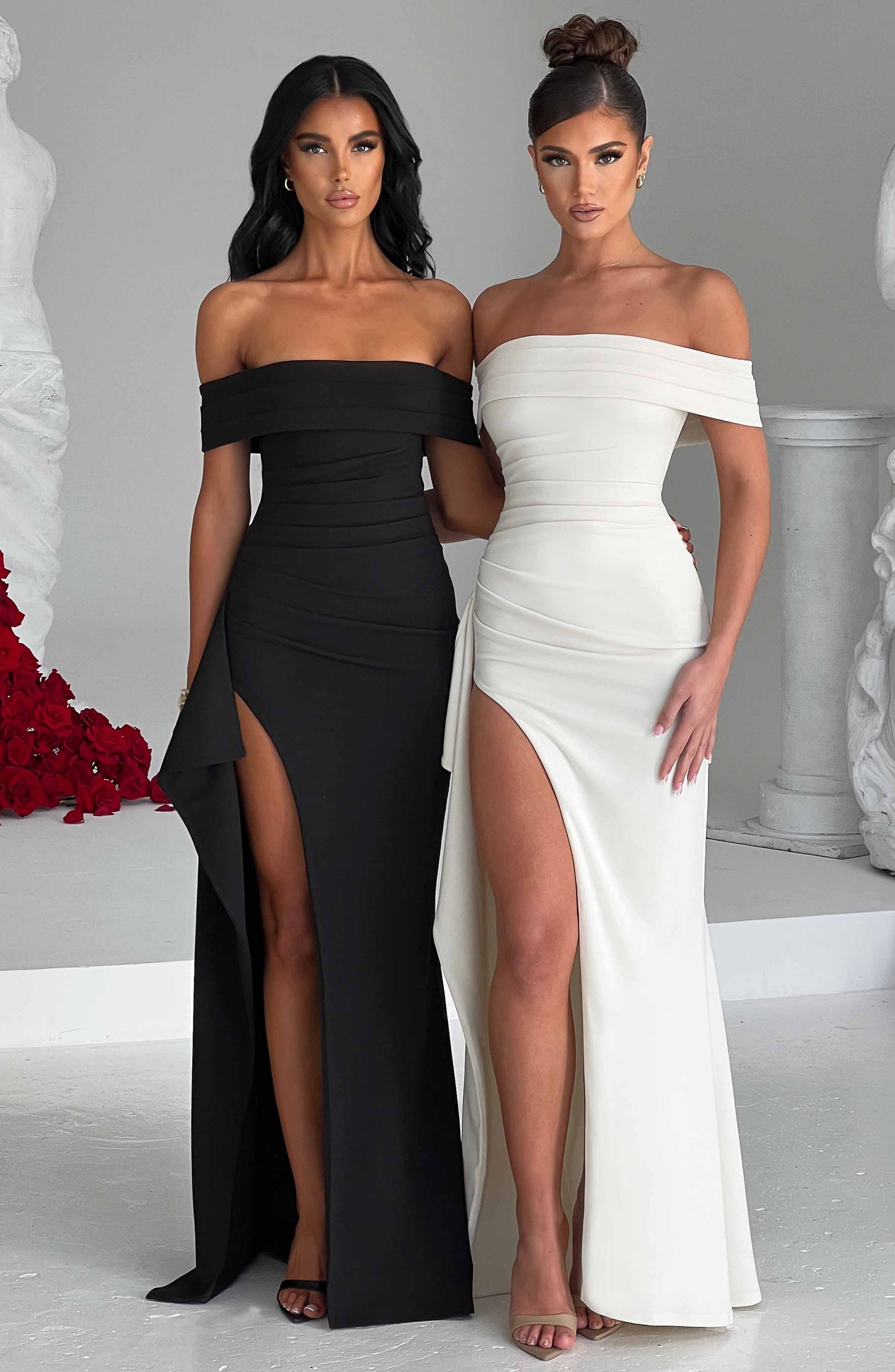 Josephine Maxi Dress - Black - Sassygrove