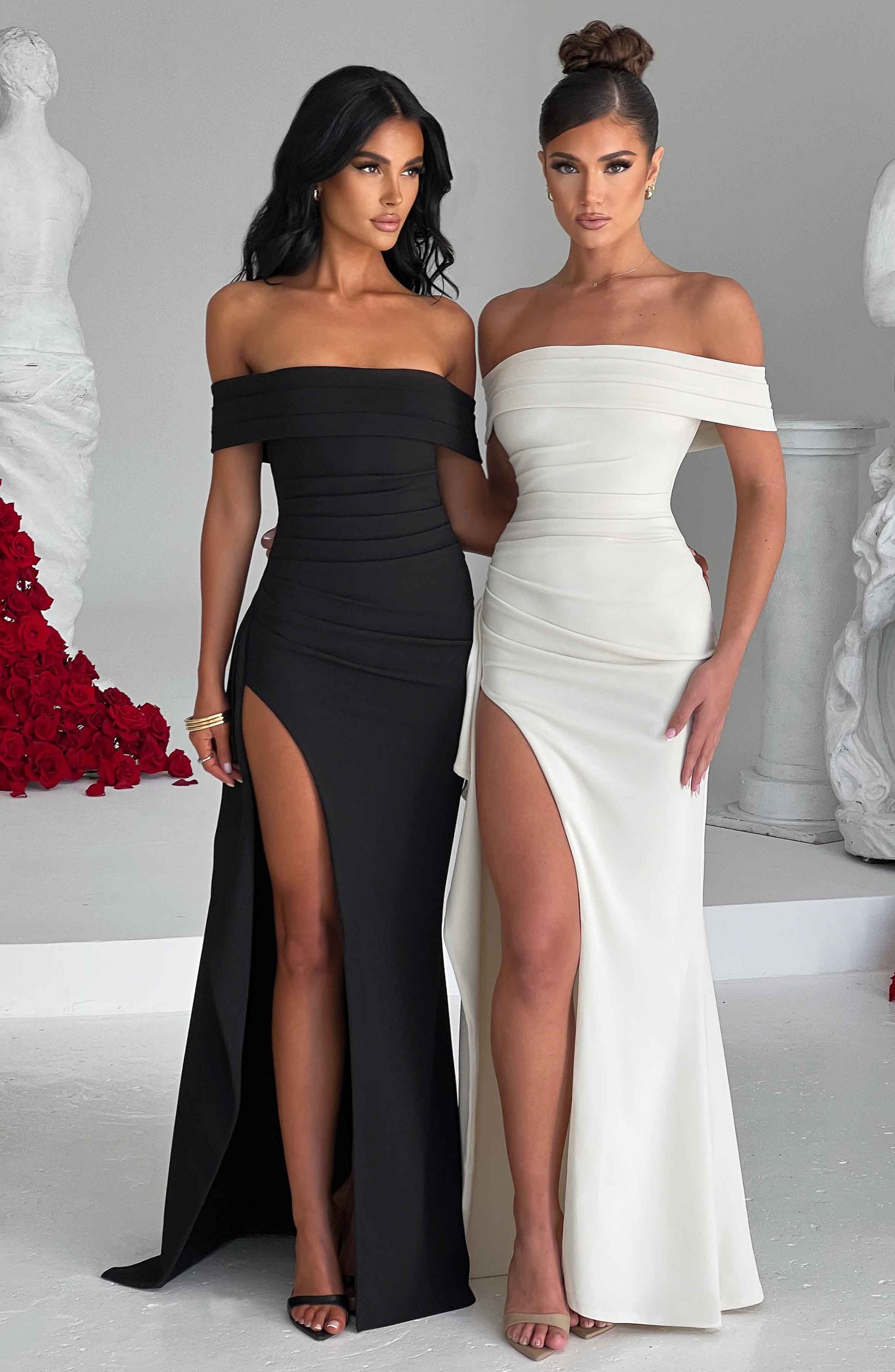Josephine Maxi Dress - Black - Sassygrove
