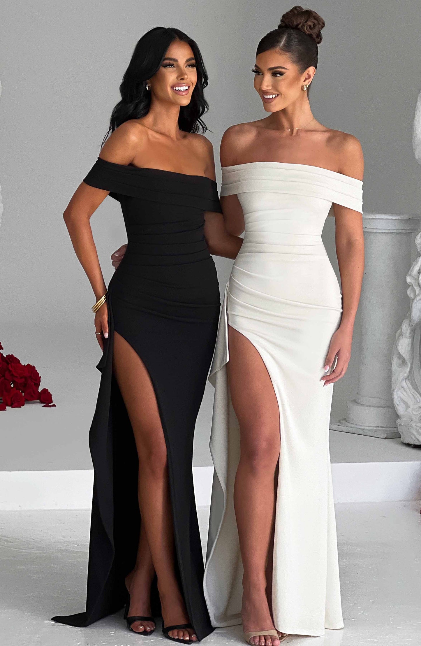 Josephine Maxi Dress - Black - Sassygrove