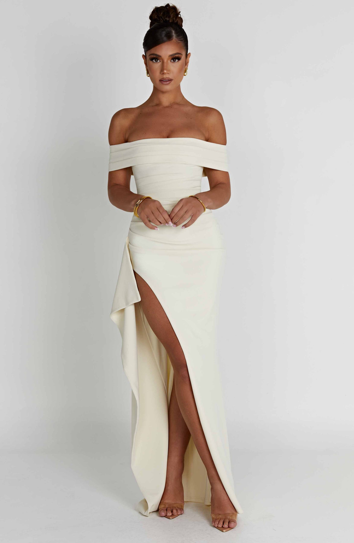 Josephine Maxi Dress - Ivory - Sassygrove