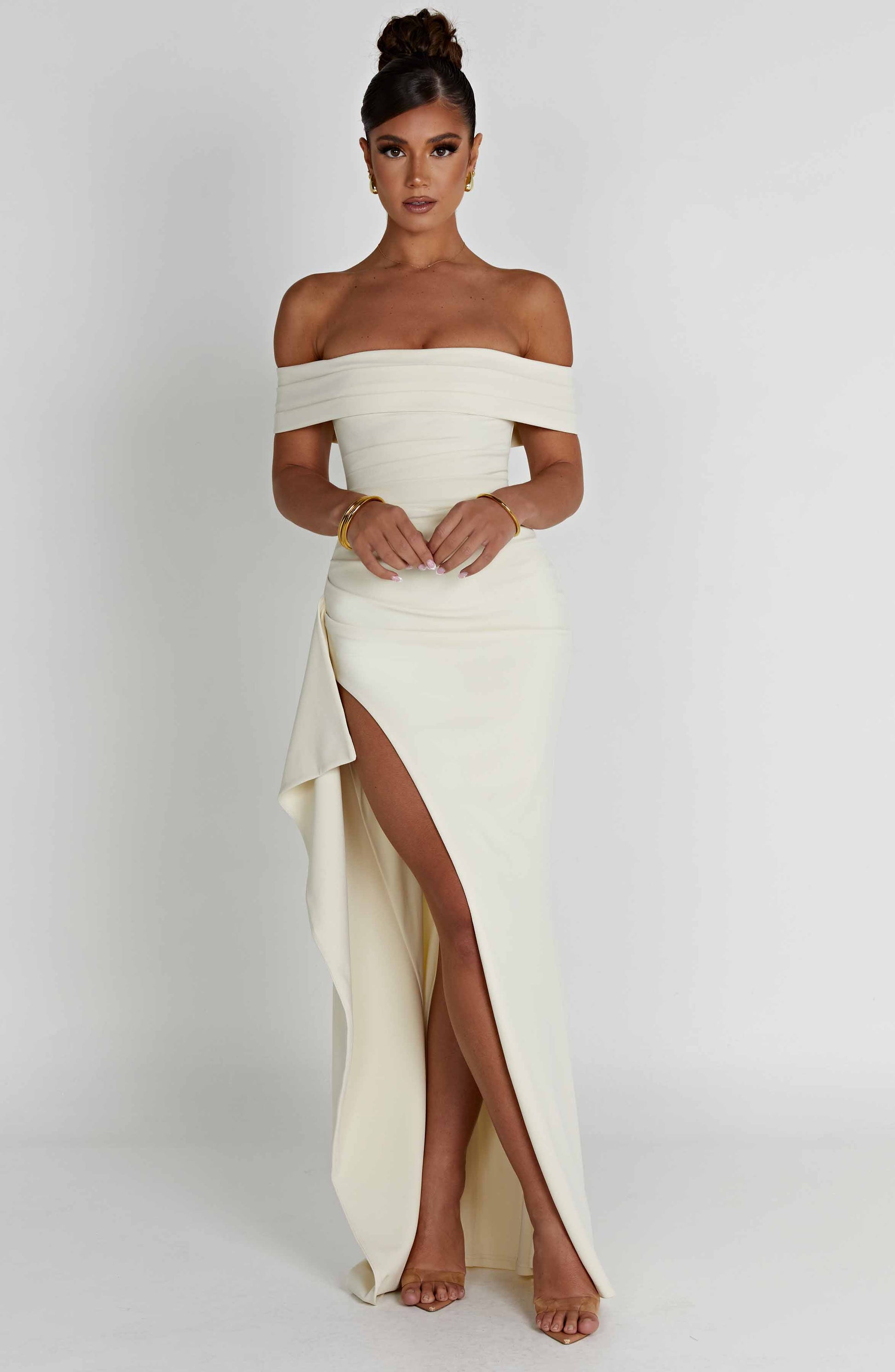 Josephine Maxi Dress - Ivory - Sassygrove