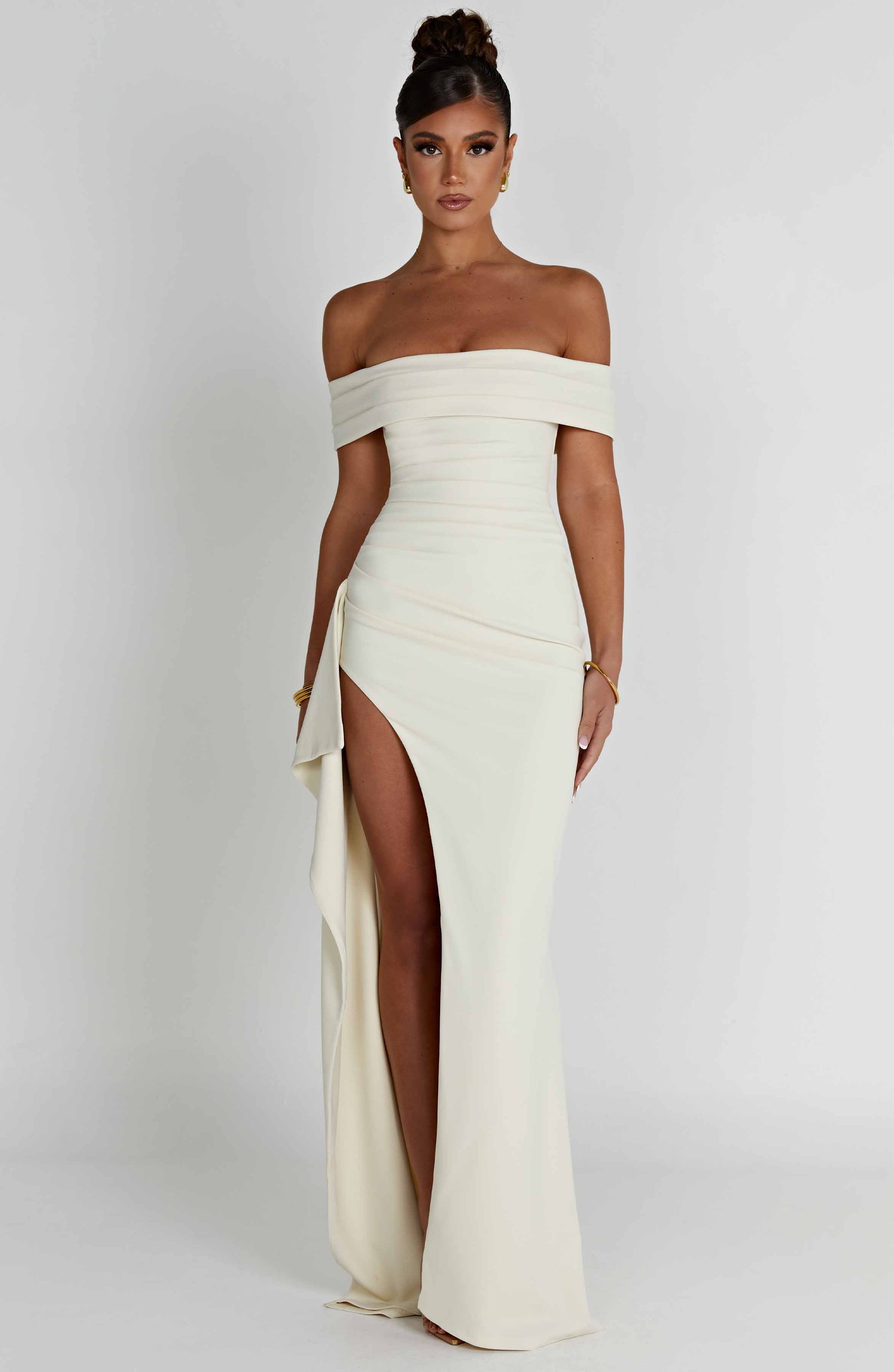 Josephine Maxi Dress - Ivory - Sassygrove