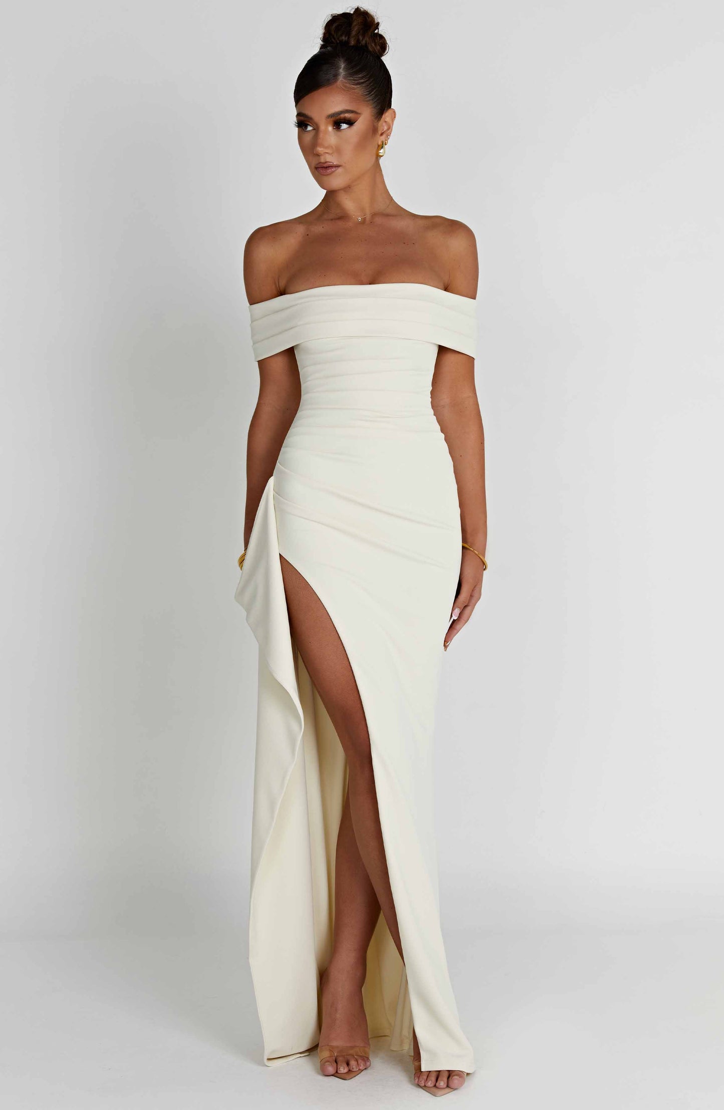 Josephine Maxi Dress - Ivory - Sassygrove