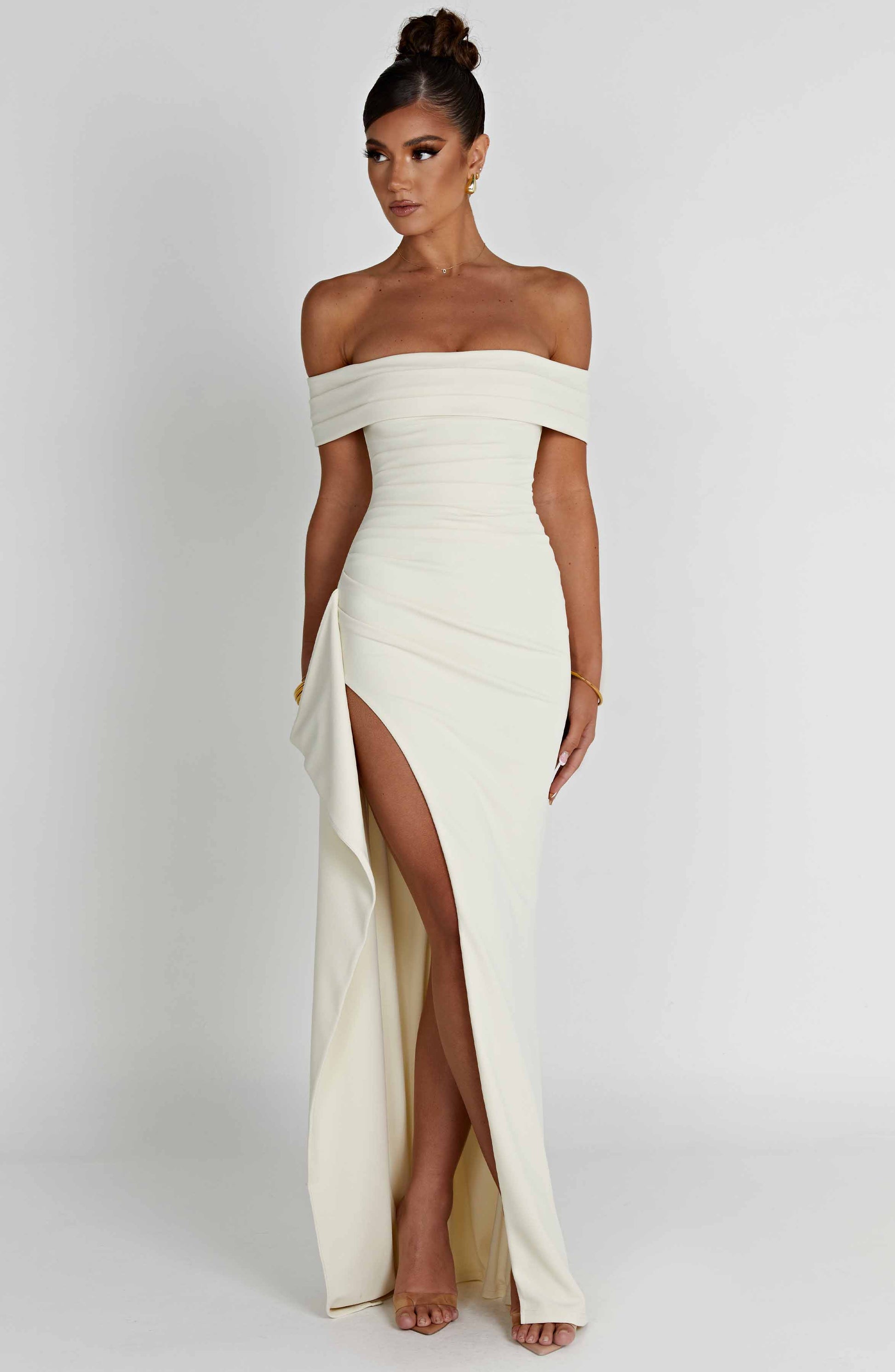 Josephine Maxi Dress - Ivory - Sassygrove