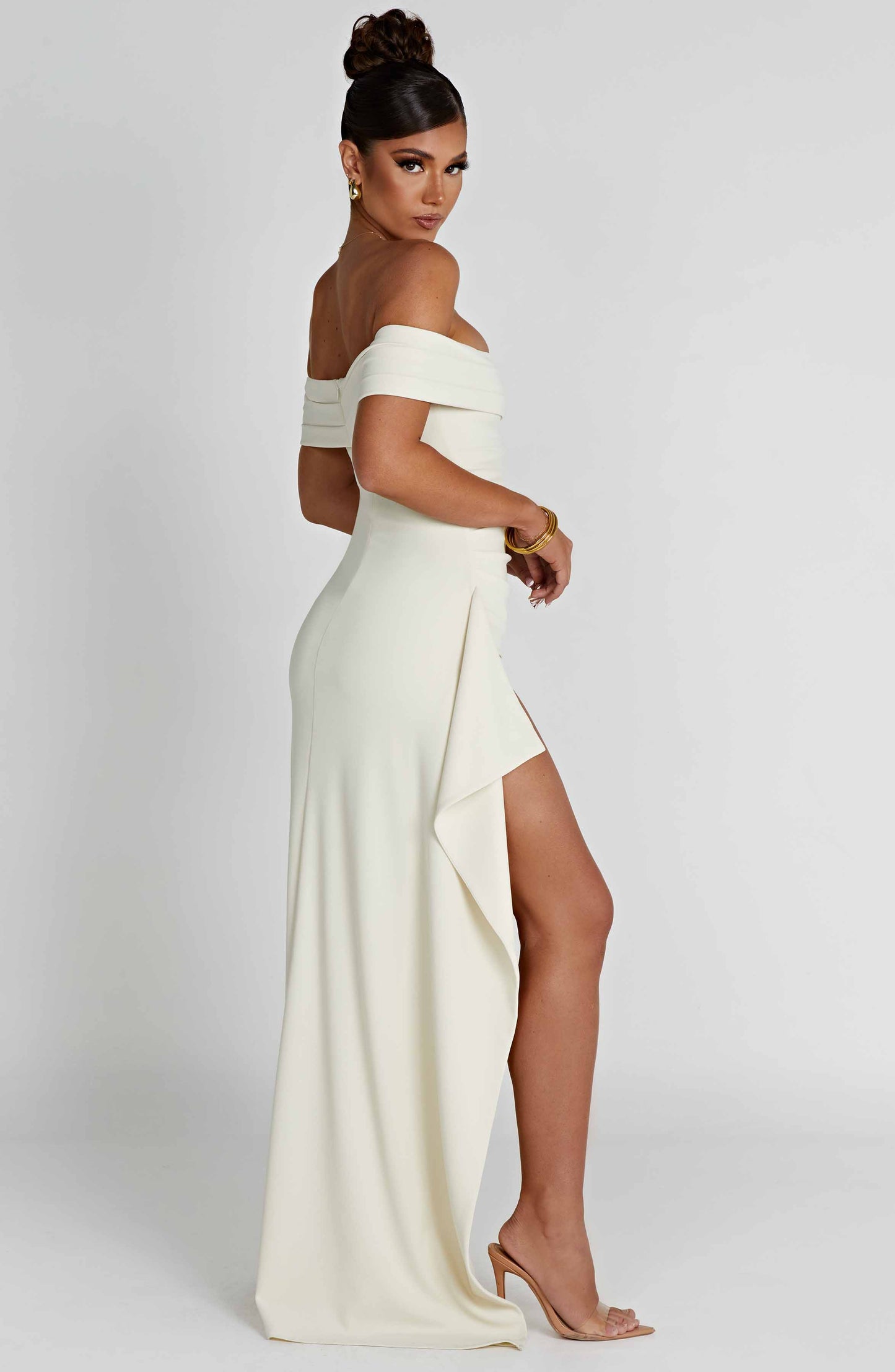Josephine Maxi Dress - Ivory - Sassygrove
