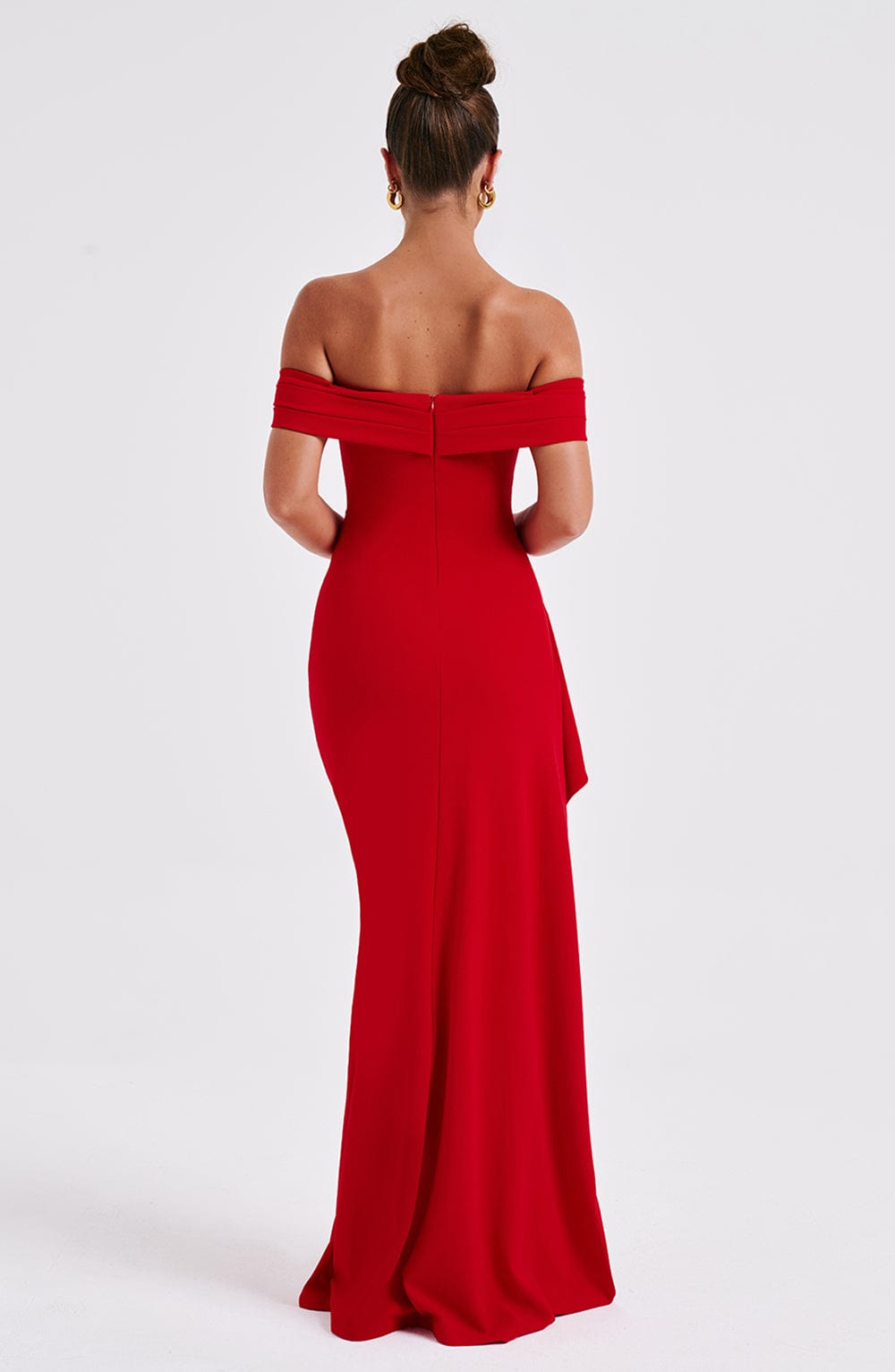 Josephine Maxi Dress - Red - Sassygrove