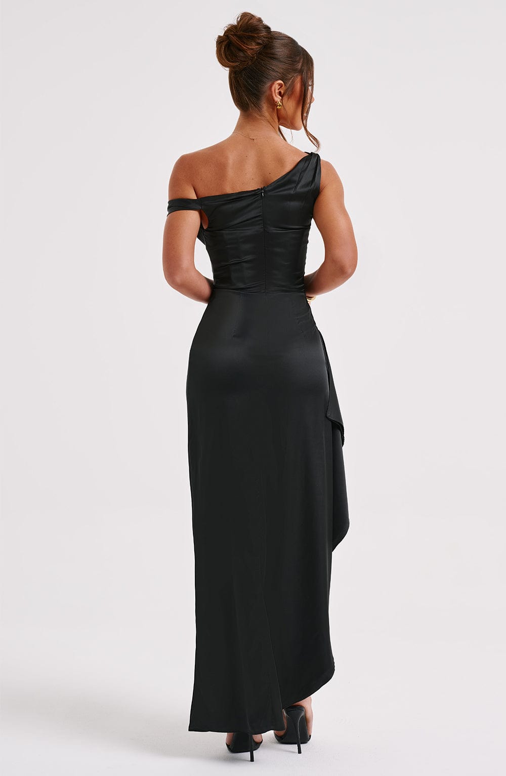 Juliette Maxi Dress - Black - Sassygrove