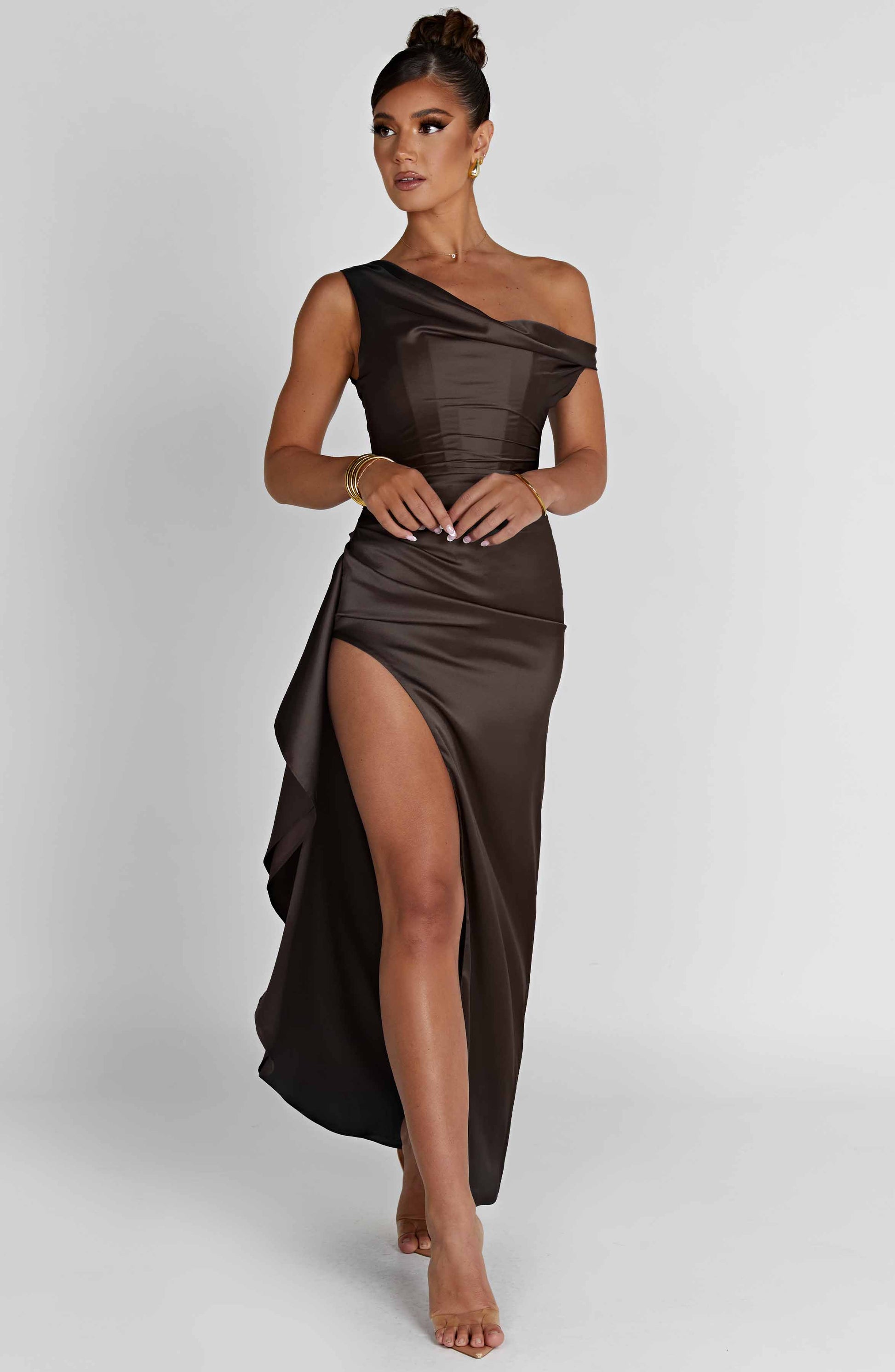 Juliette Maxi Dress - Charcoal - Sassygrove