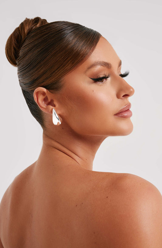 Petite Grace Earrings - Silver - Sassygrove