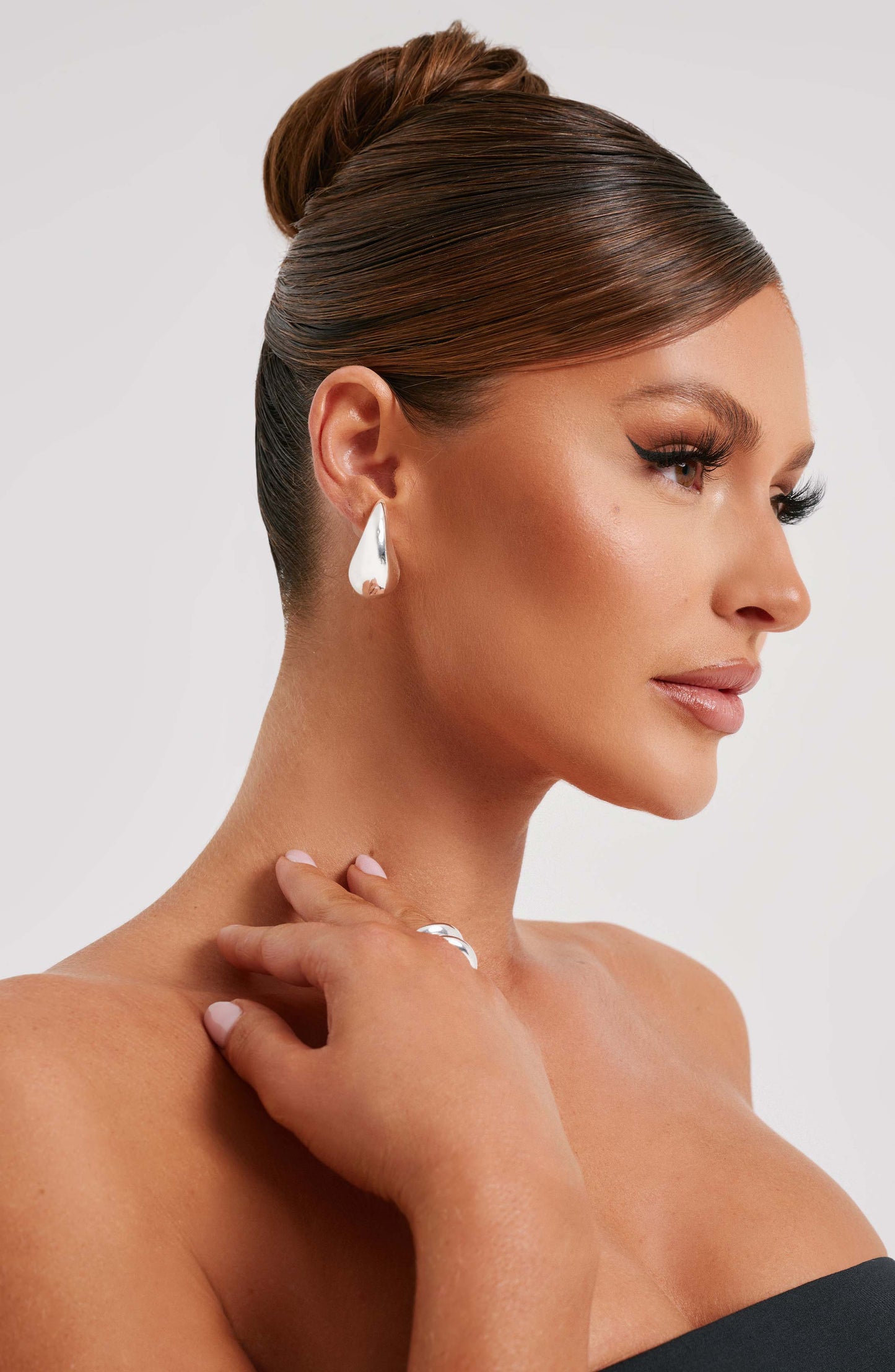 Petite Grace Earrings - Silver - Sassygrove