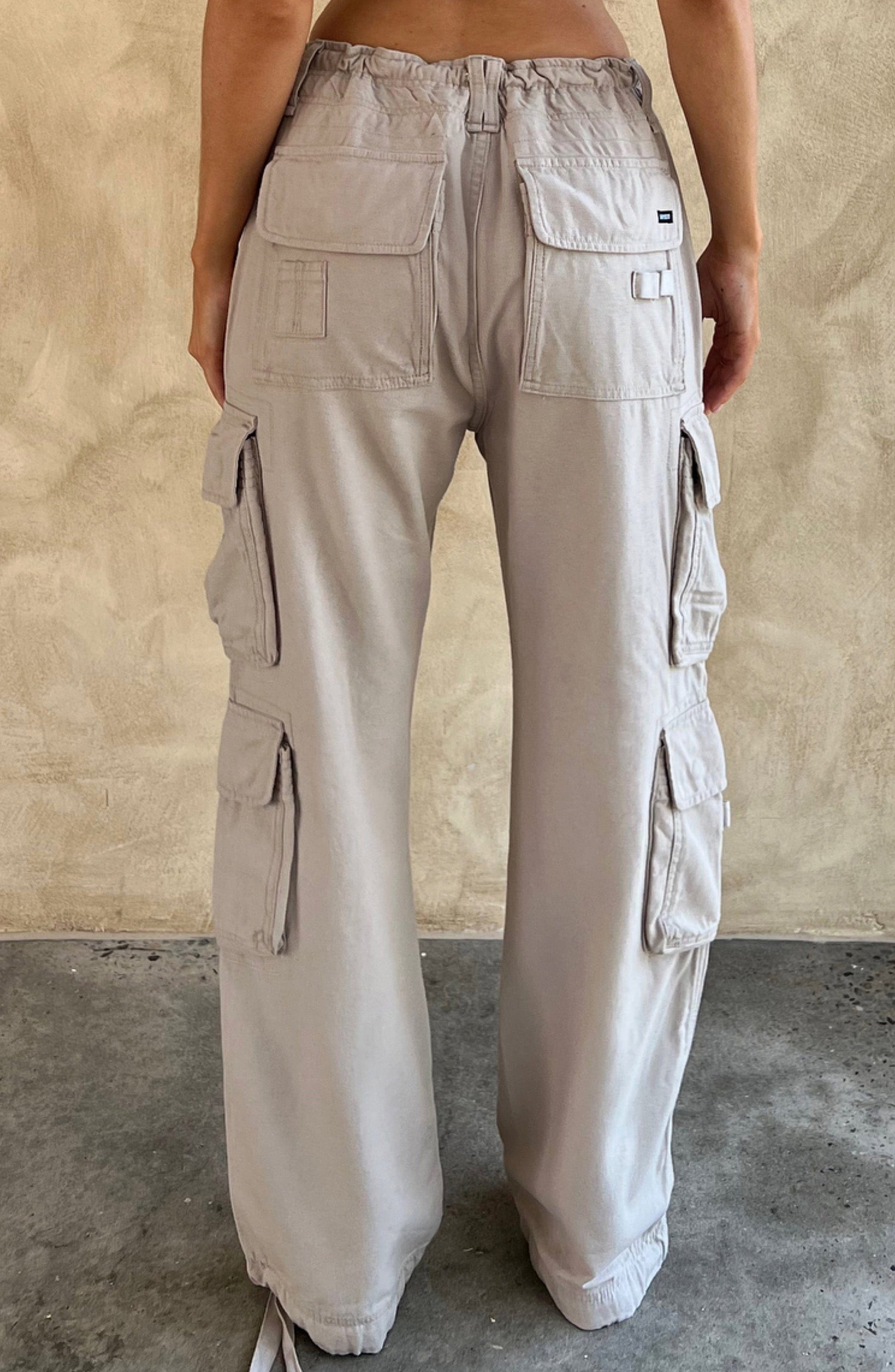 Tinashe Cargo Pants - Light Grey - Sassygrove