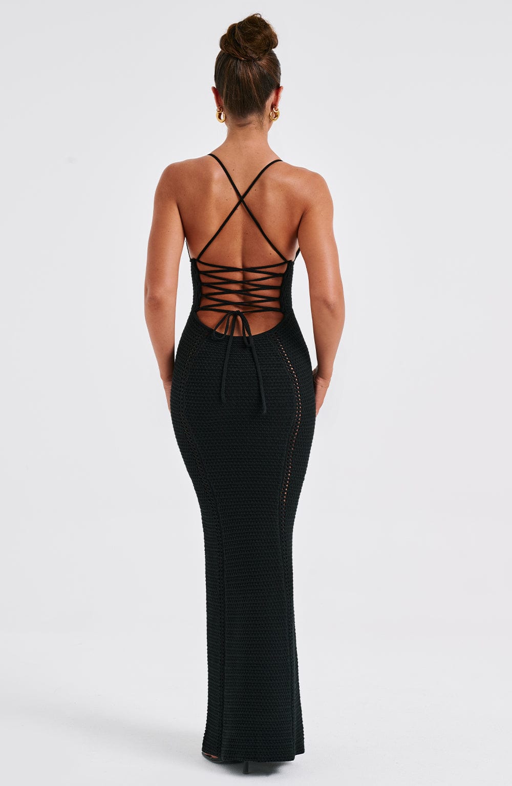 Xena Maxi Dress - Black - Sassygrove