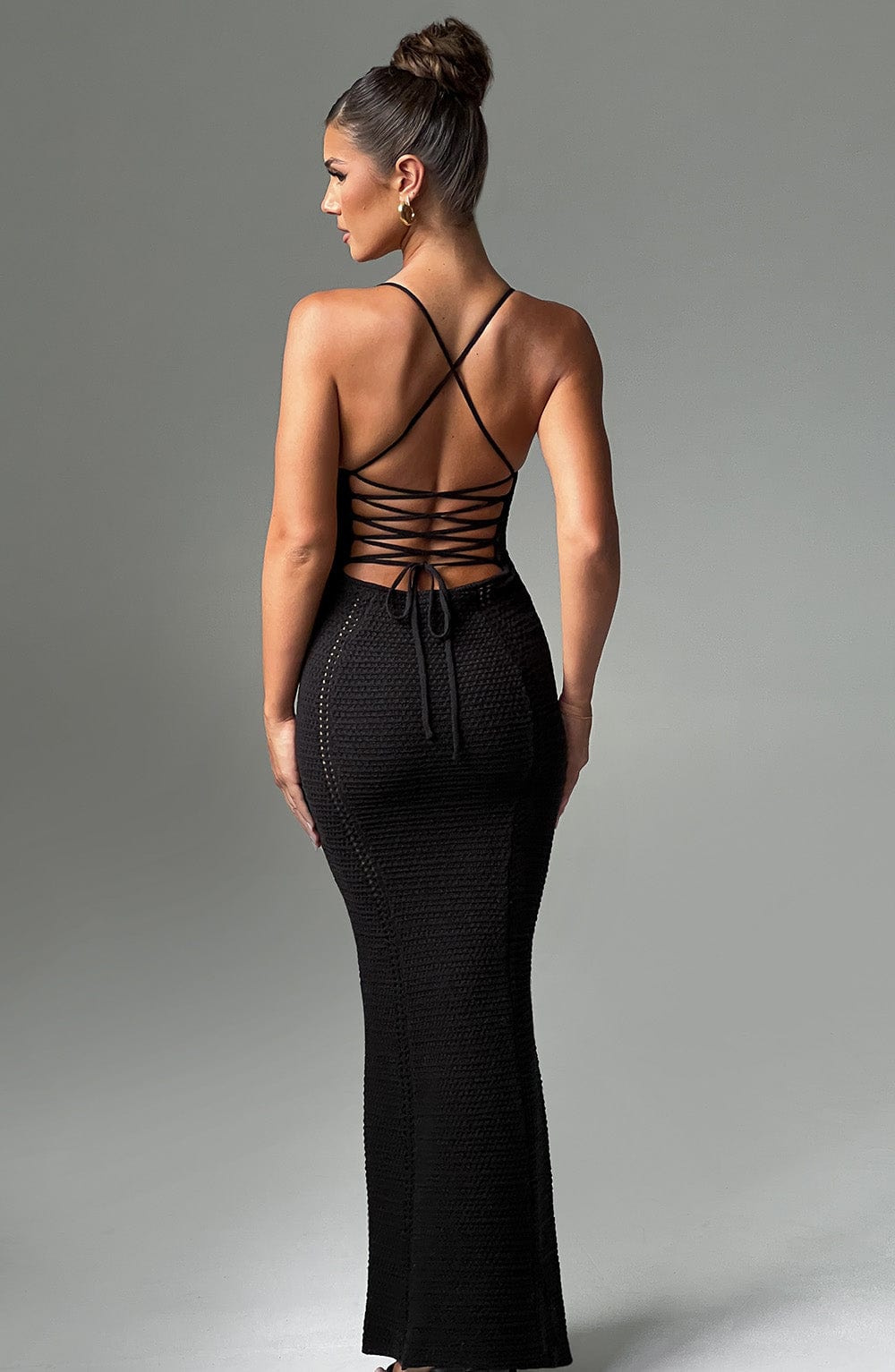 Xena Maxi Dress - Black - Sassygrove