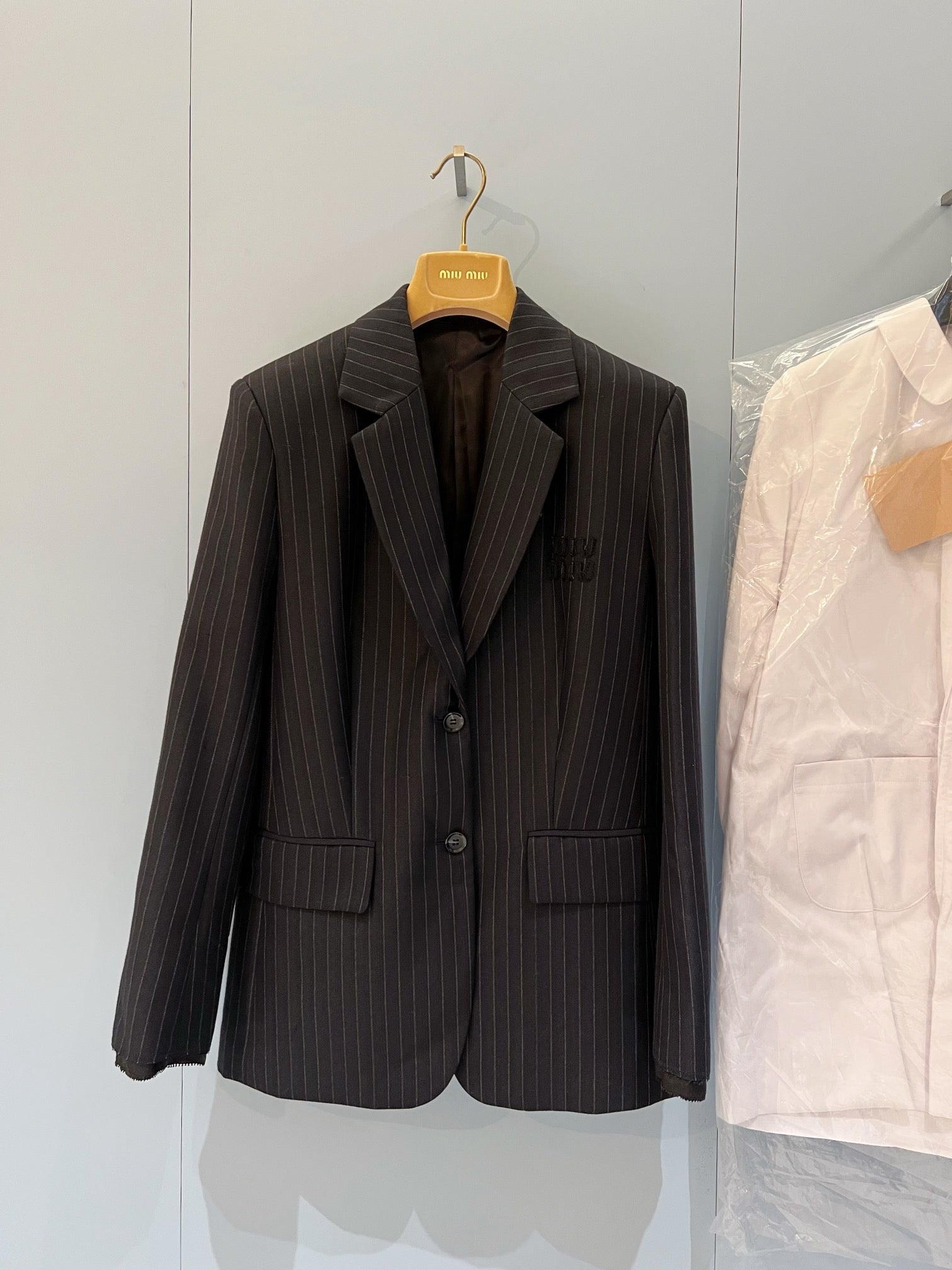 Pinstripe Tailored Blazer - Sassygrove